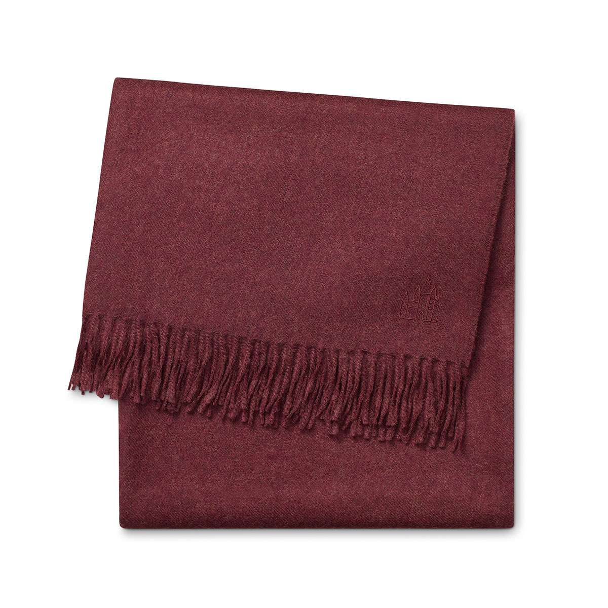 Schlossberg Plaid Milo, Burgundy  | Schubiger Möbel