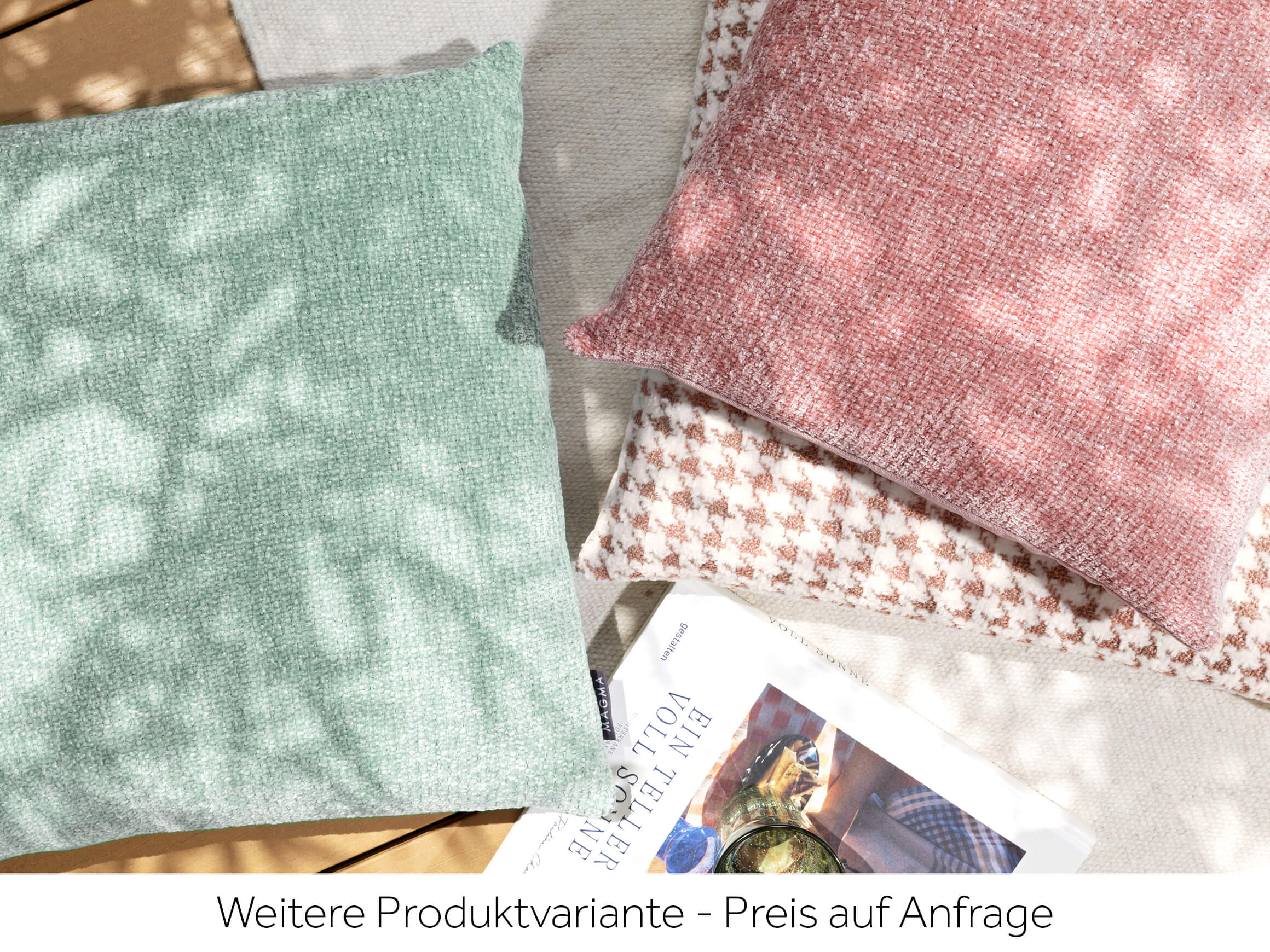 Kissenhülle Simona Rose 50x50 cm Magma