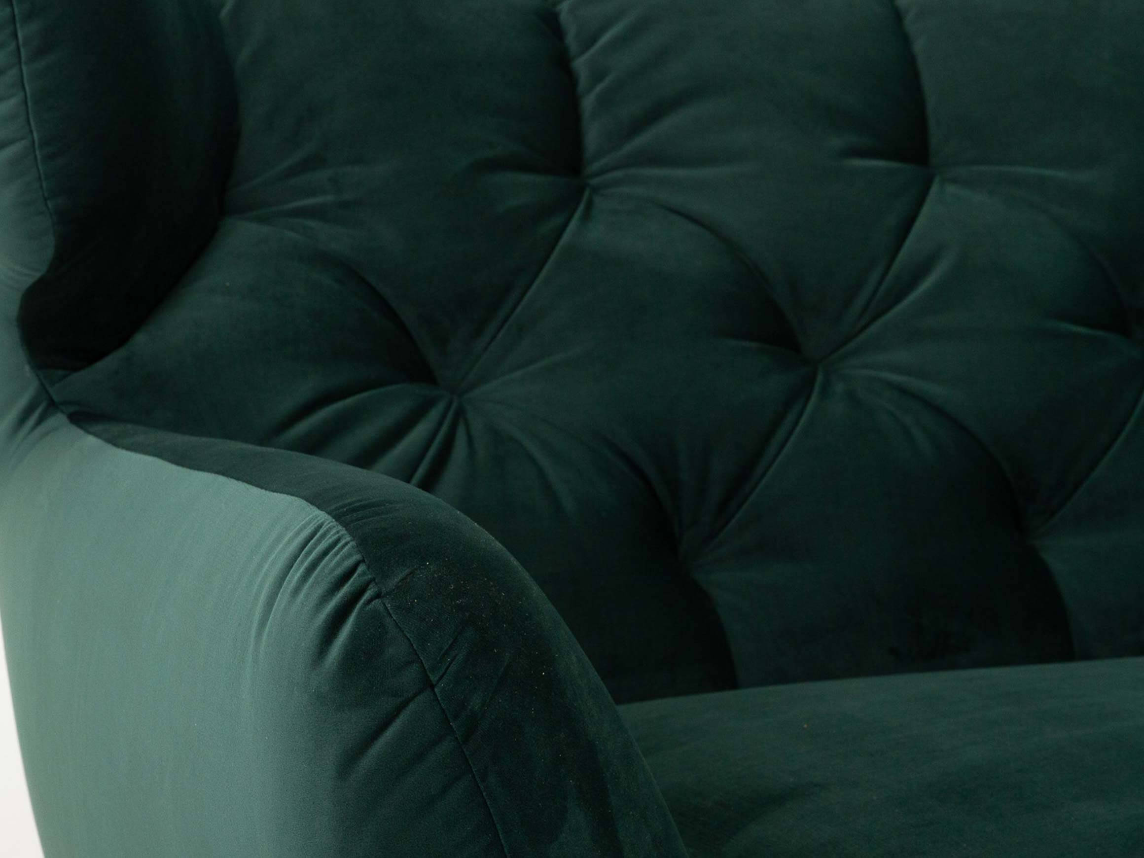 Sofa Sante fe B: 200 cm Candy/ Farbe: Smaragd / Material: Velvet / Masse (BxT) : 200 x 95 cm