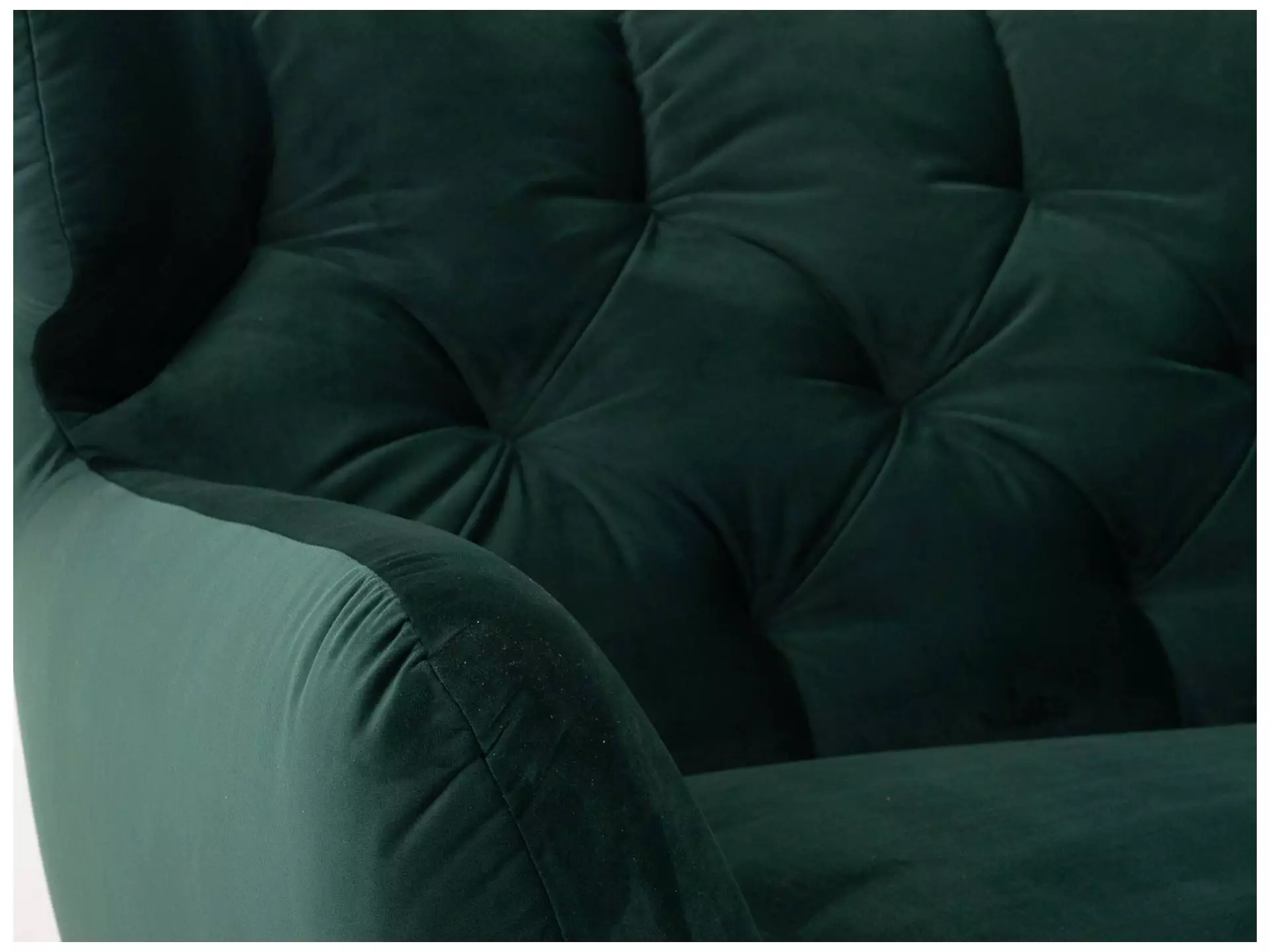 Sofa Sante fe B: 200 cm Candy/ Farbe: Smaragd / Material: Velvet / Masse (BxT) : 200 x 95 cm