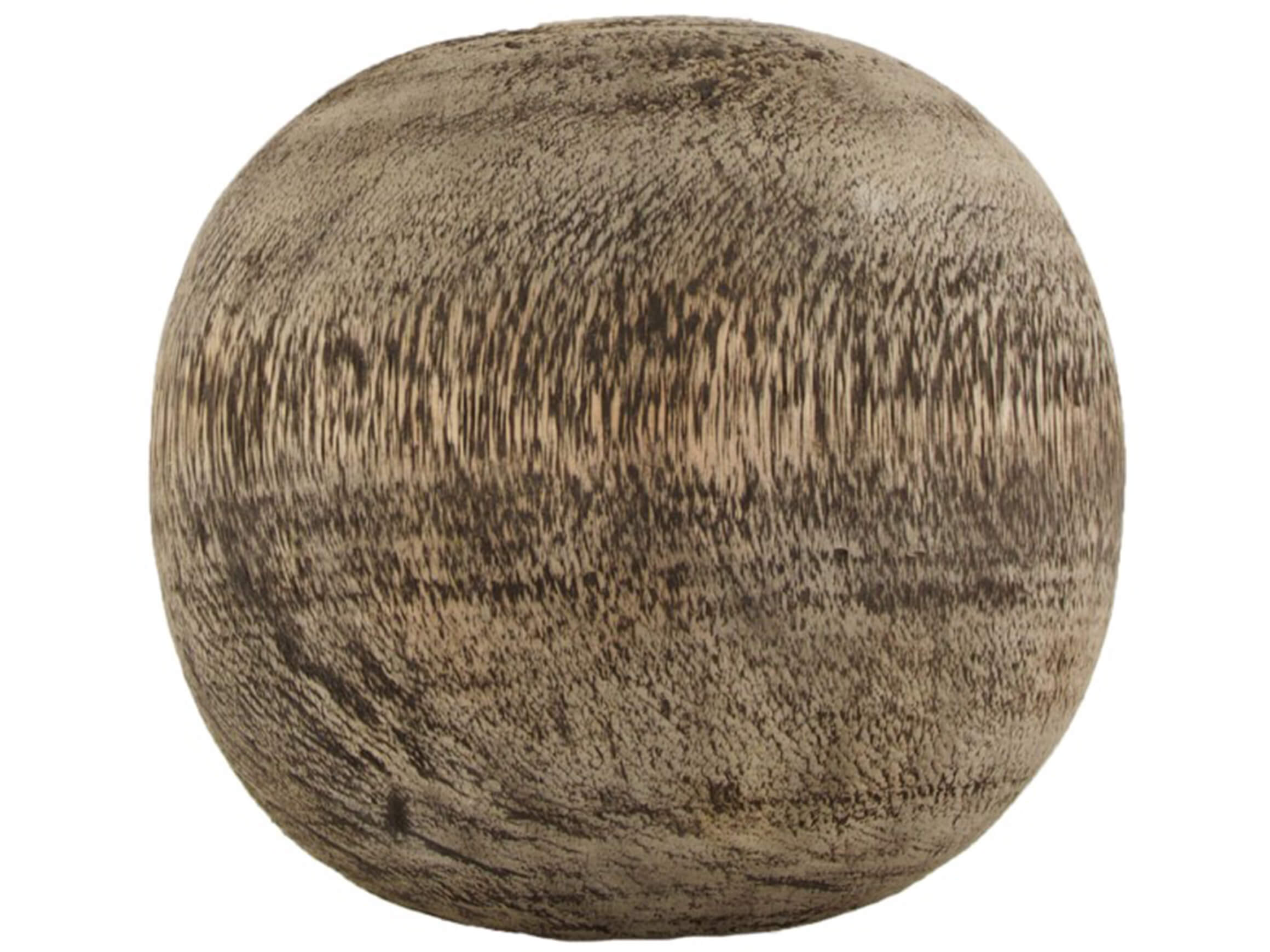 Dijk Dekokugel Holz Schwarz-Gewischt D: 18 cm  | Schubiger Möbel