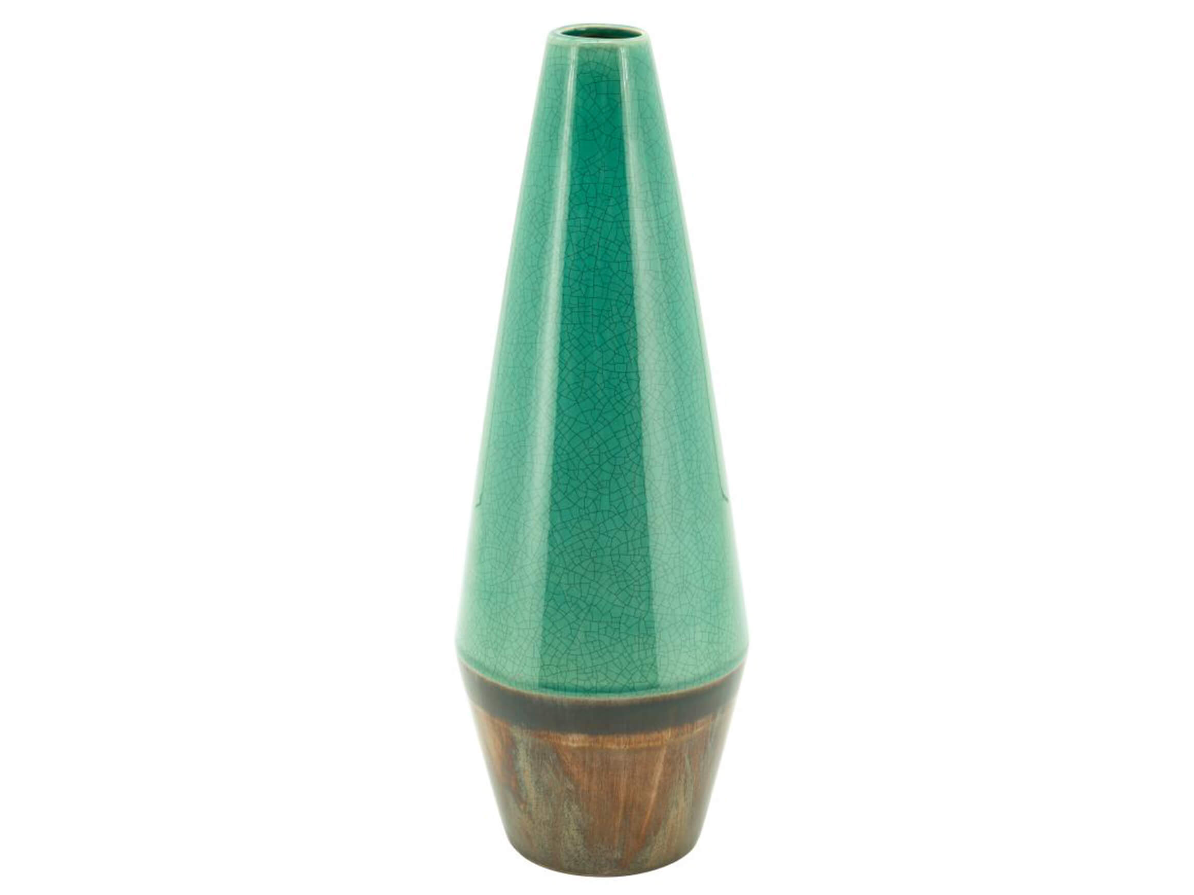 Vase Keramik Seegrün H: 42 cm Abhika