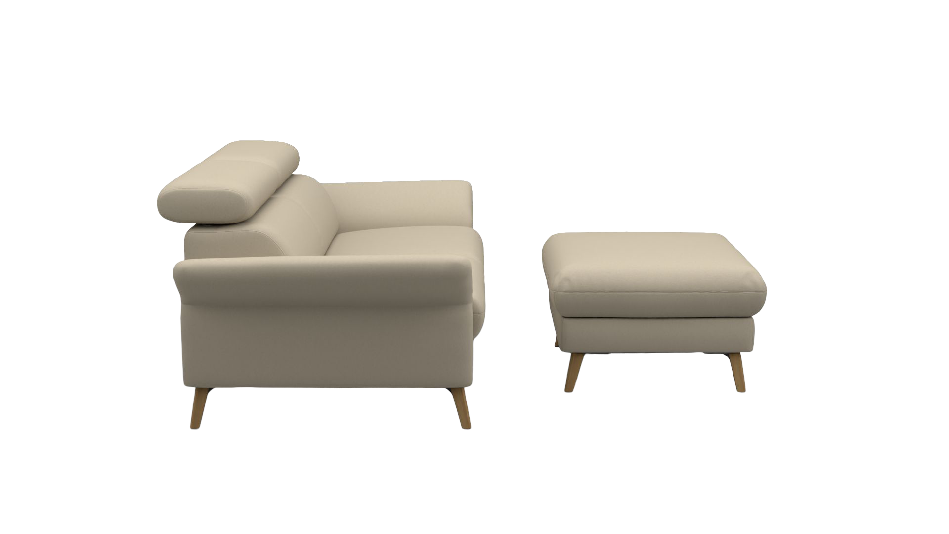 Einzelkombination #1 Mars UrbanDesign / Farbe: Beige / Bezugsmaterial: Stoff