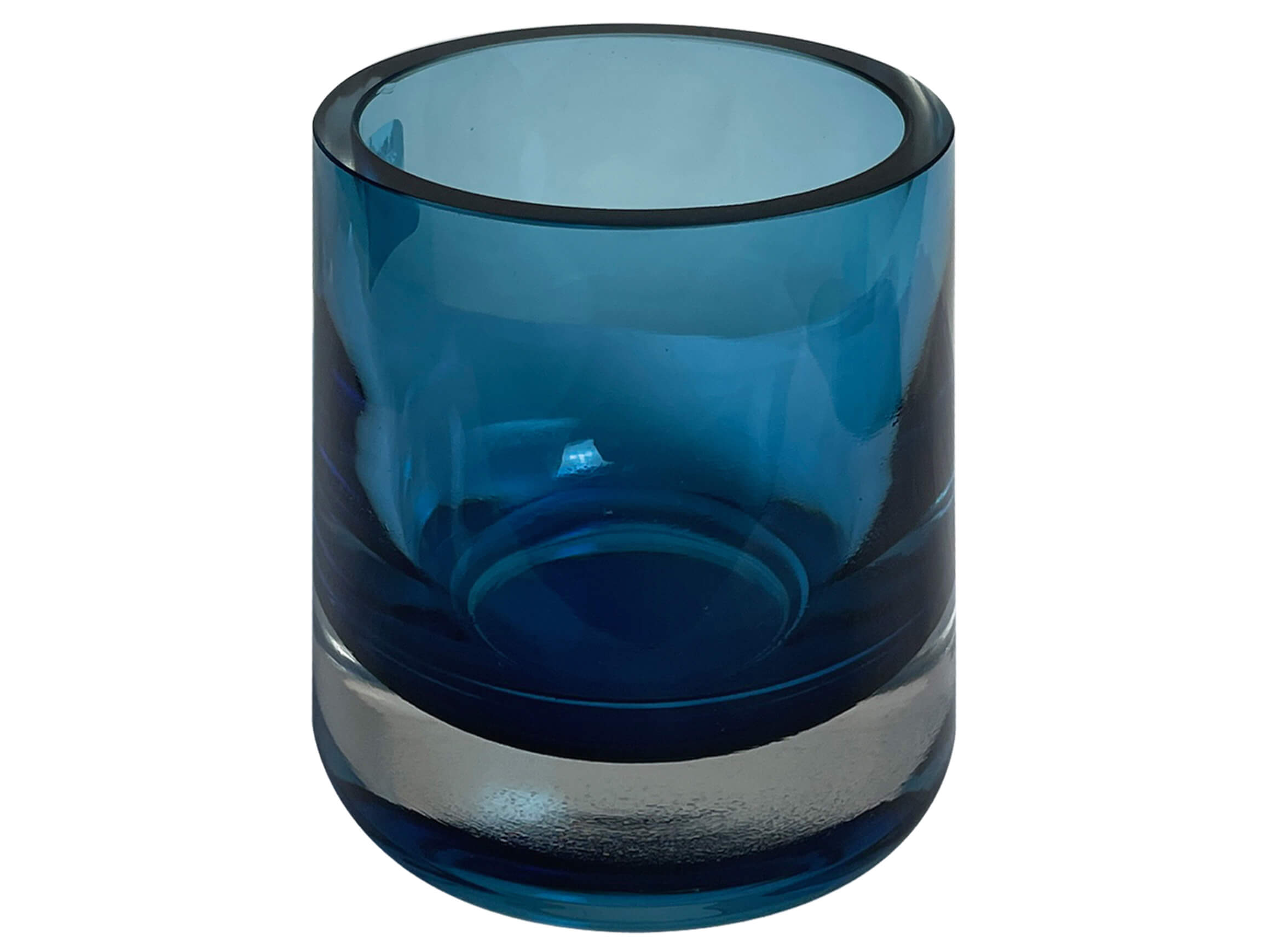 Windlicht Olson Blau H: 11 cm Kaheku