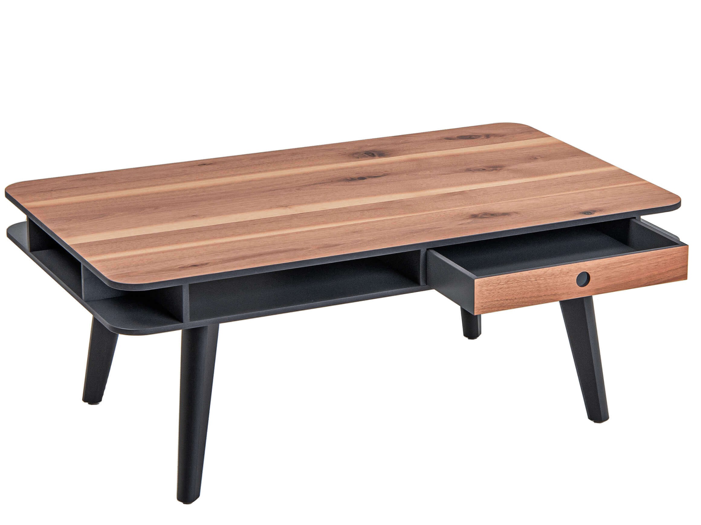 Salontisch Casino Sitzplatz / Farbe: Wildnussbaum