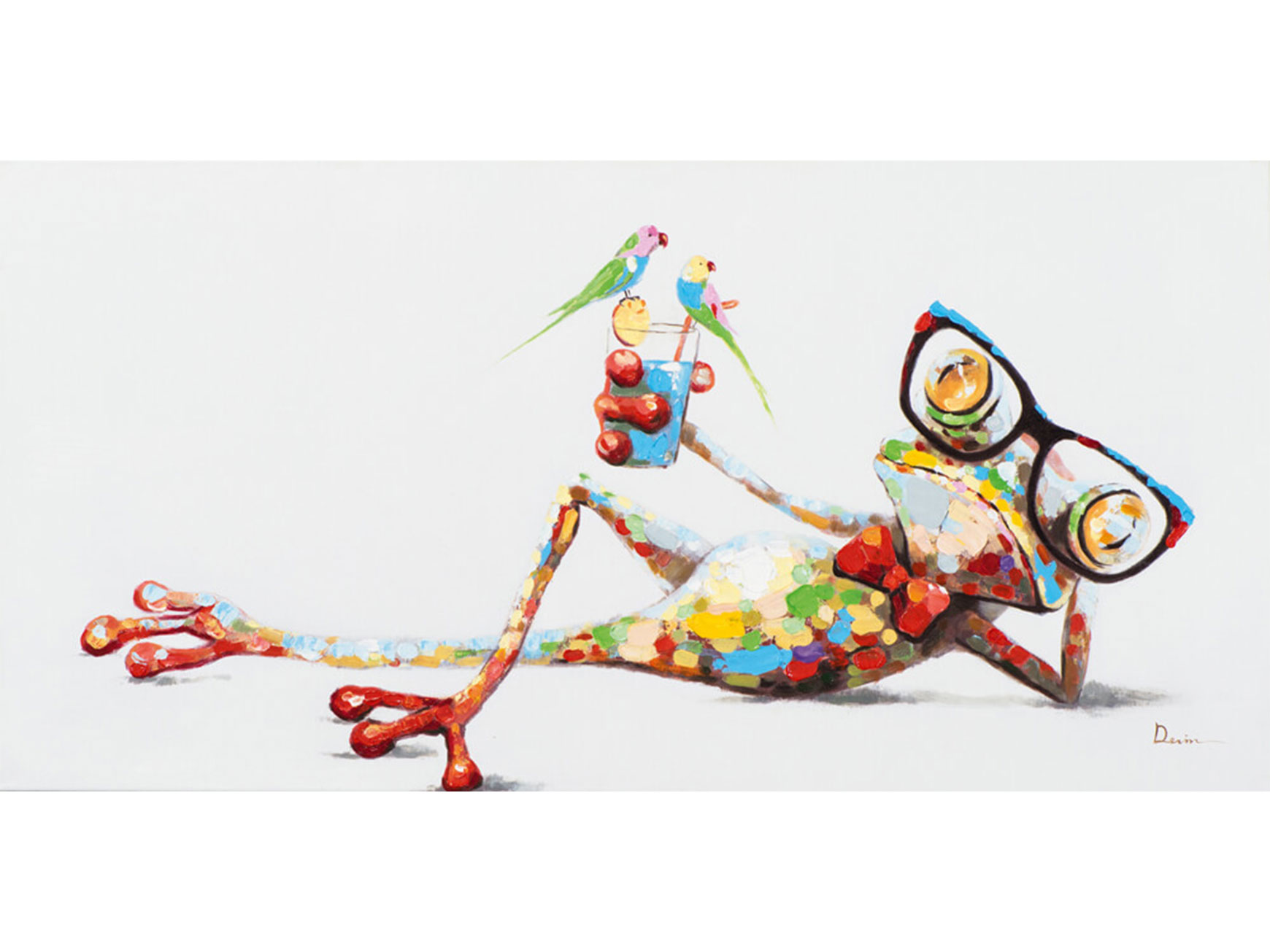 Bild Frosch mit Brille image LAND