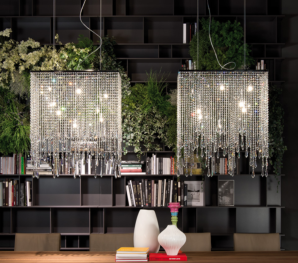 Hängelampe Venezia Cattelan / Farbe: Kristallglas