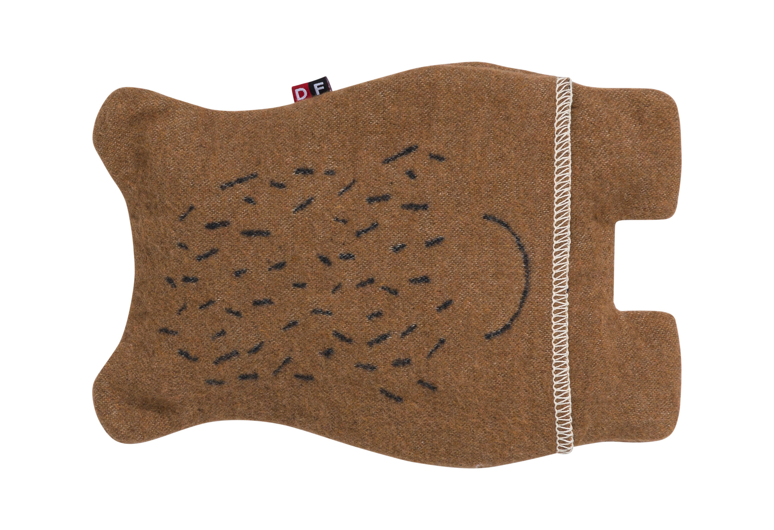 Grain cushion Jewel Bear, Brown 22 x 40 cm Sander AG