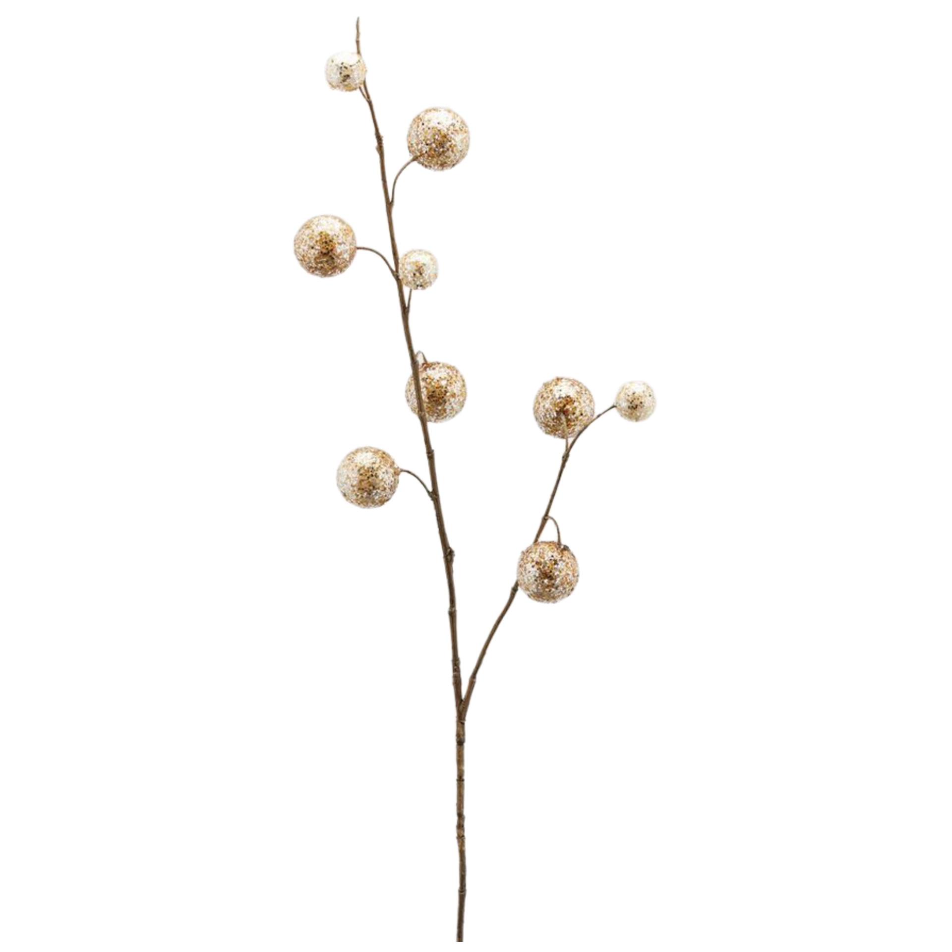 Kunstblumen Pompom Champangner H: 92 cm Edg