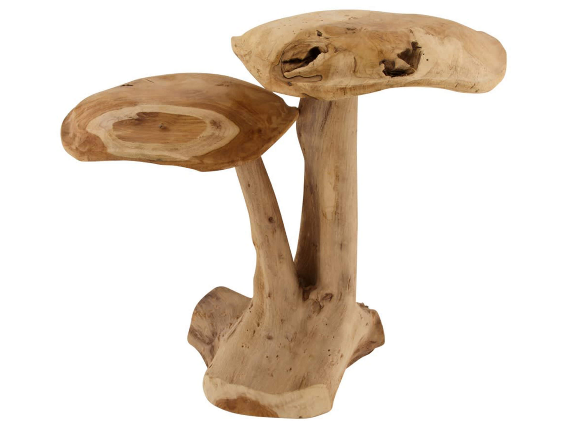 Pilz Teakholz H: 39 cm Decofinder Pilz Teakholz H: 39 cm Decofinder