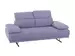 Sofa Monroe 2 Sitzer, Microfaser Hellblau, b 186 cm t