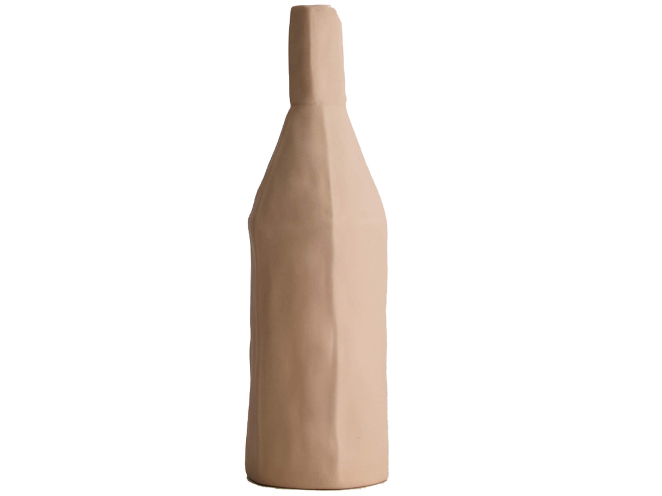 Dijk Vase Keramik Matt Beige H: 21 cm  | Schubiger Möbel