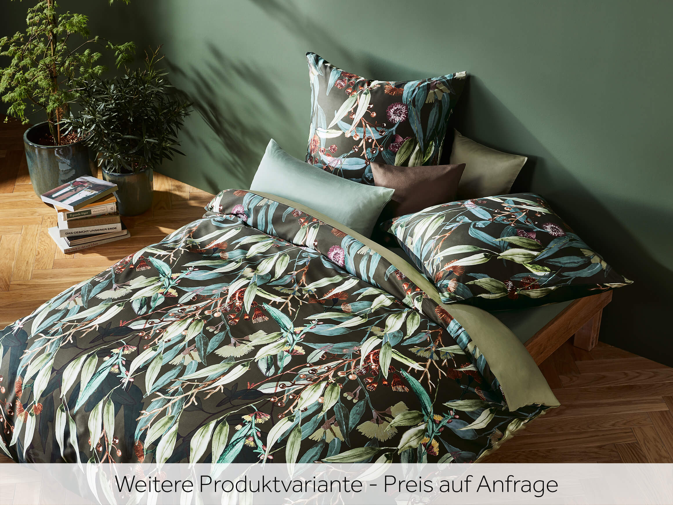 Kissenbezug Bed Art s 4300/5, Eukalyptus Fleuresse / Grösse: 65 x 65 cm