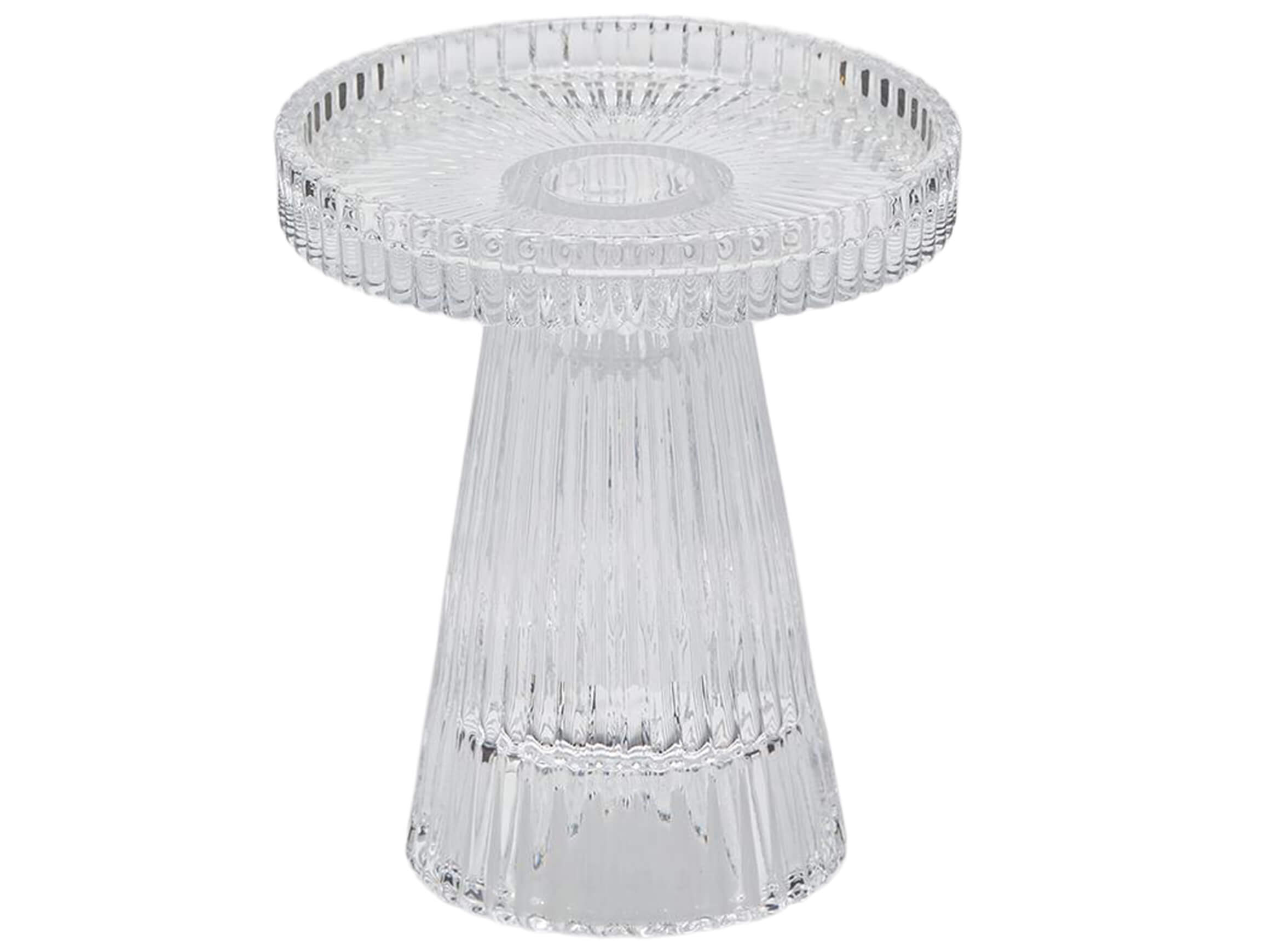 Edg Kerzenständer Klarglas H: 12 cm  | Schubiger Möbel