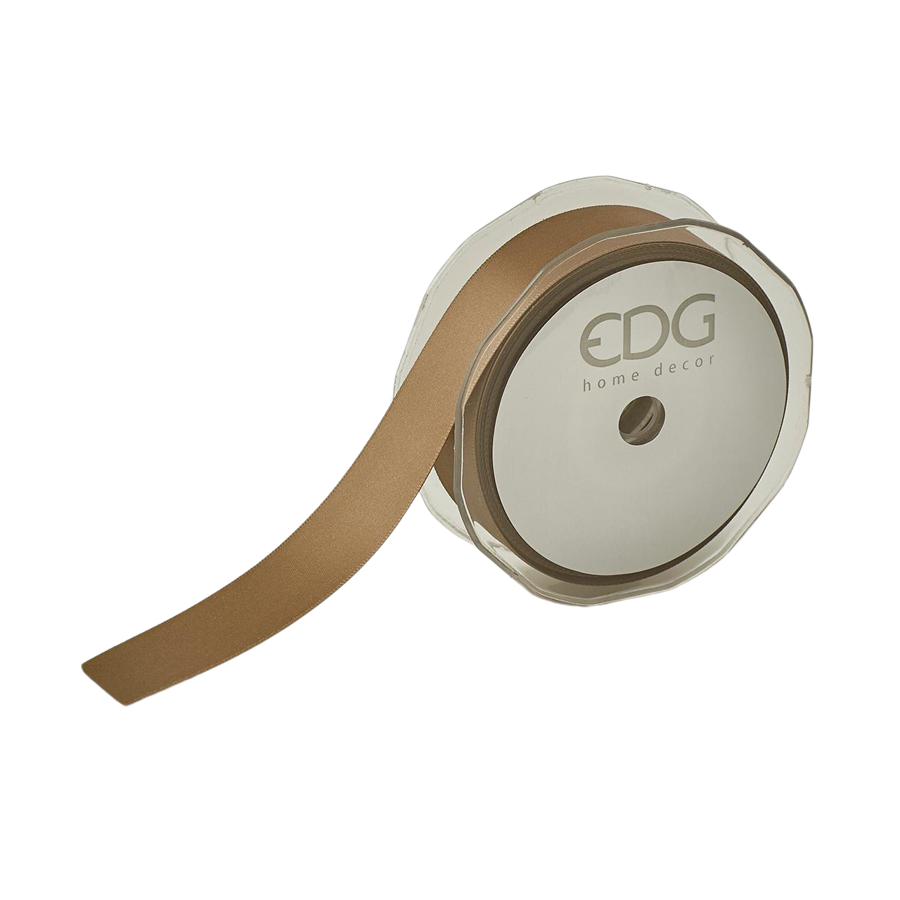 Edg Geschenkband Glatt, Hellbraun, 20m Braun | Schubiger Möbel