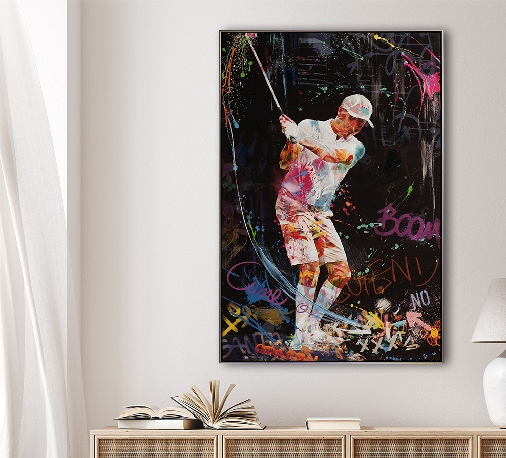 Gemälde-Street Golf Boom-image LAND