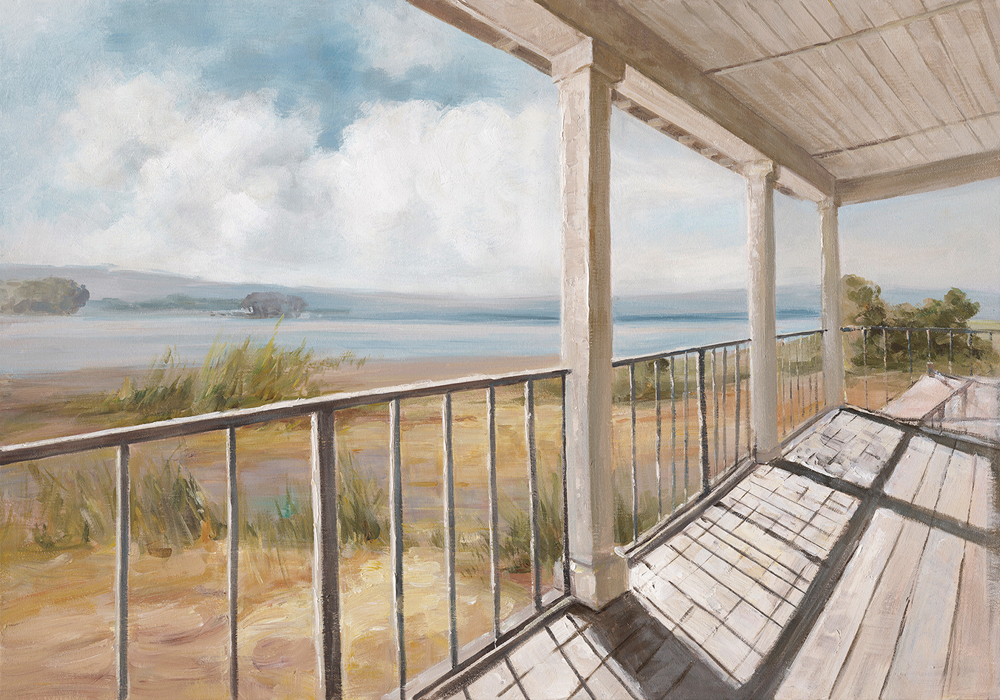 Gemälde-Blick Von Der Veranda-image LAND