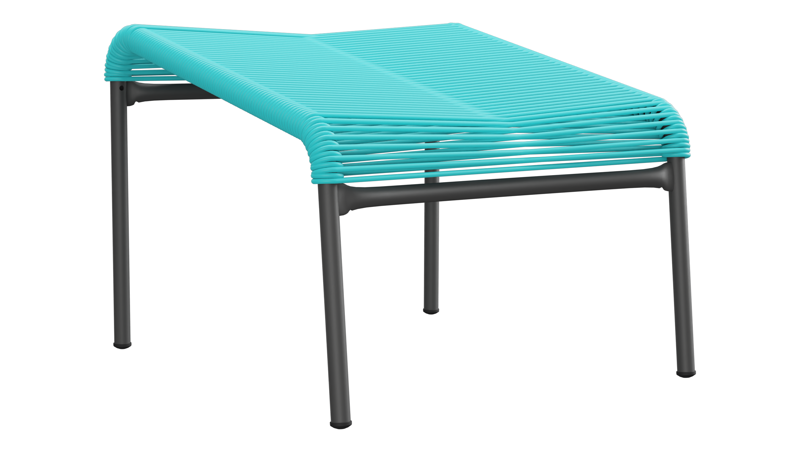 Schaffner Spaghetti-Fuss-Hocker Säntis Blau | Schubiger Möbel