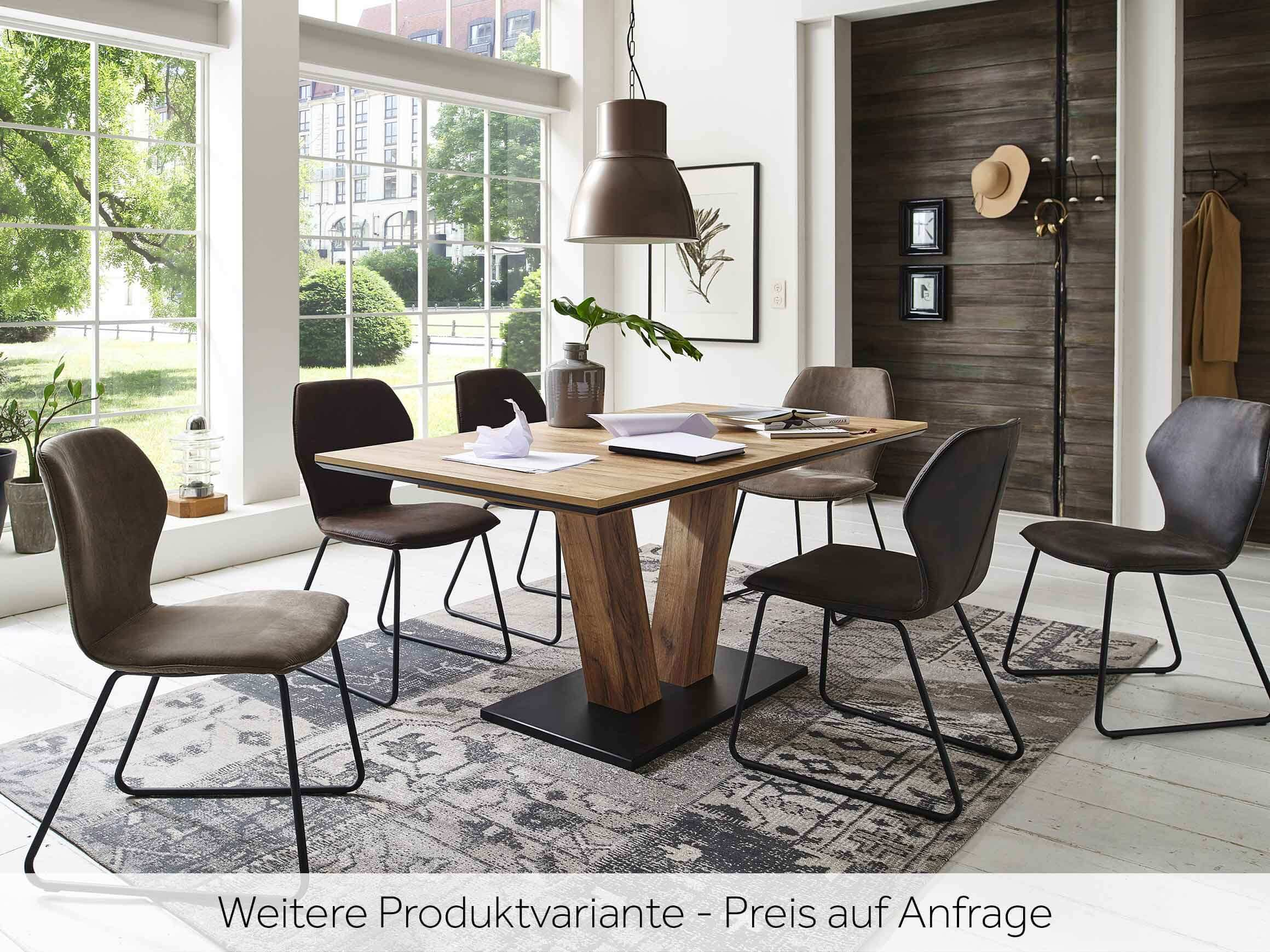 Stuhl Breslau Mocca, Bezug Microfaser Aberdeen, BxTxH: