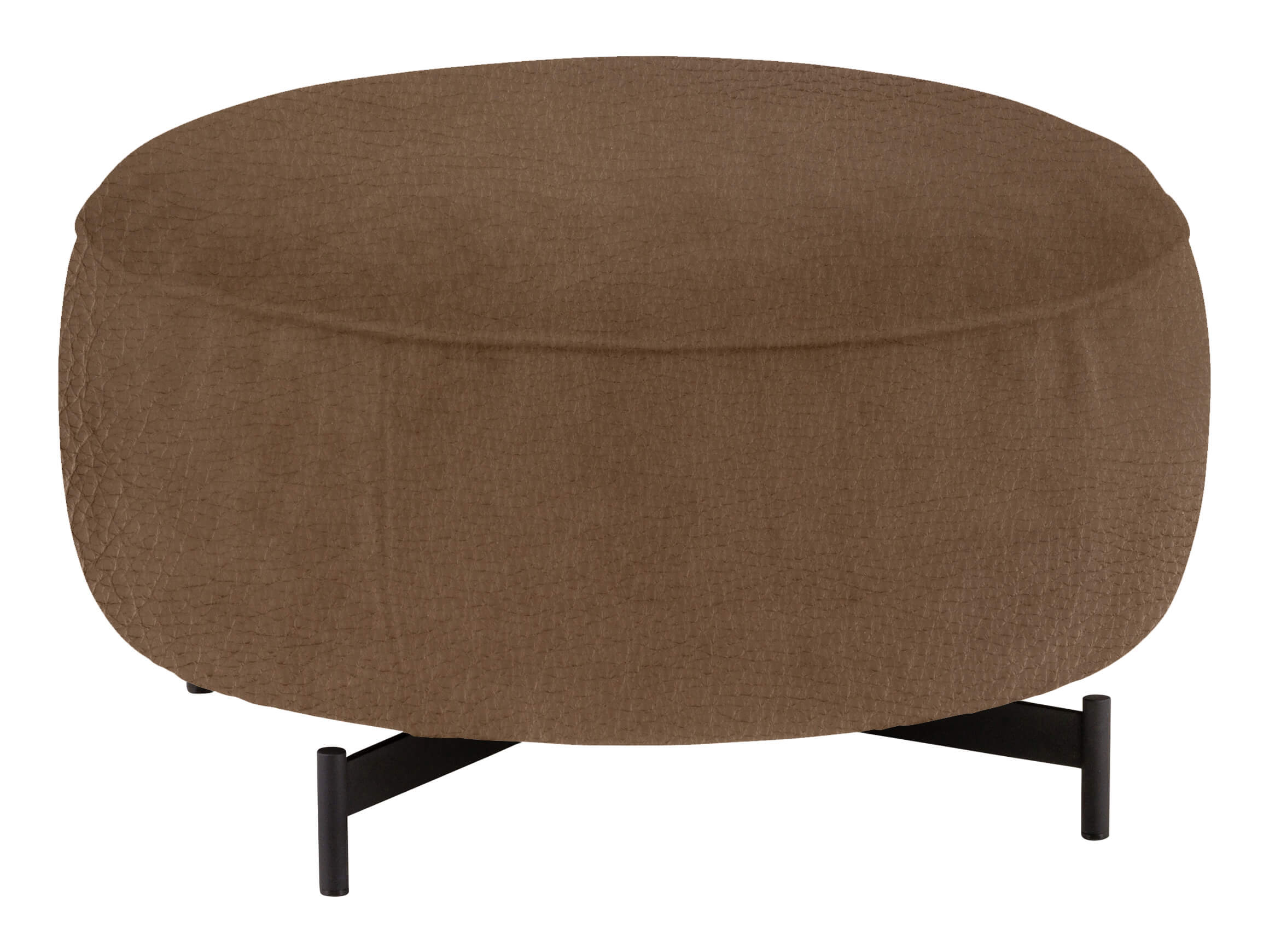 Hocker 8170 Basic D: 80 cm Himolla / Farbe: Smoke / Material: Leder Basic