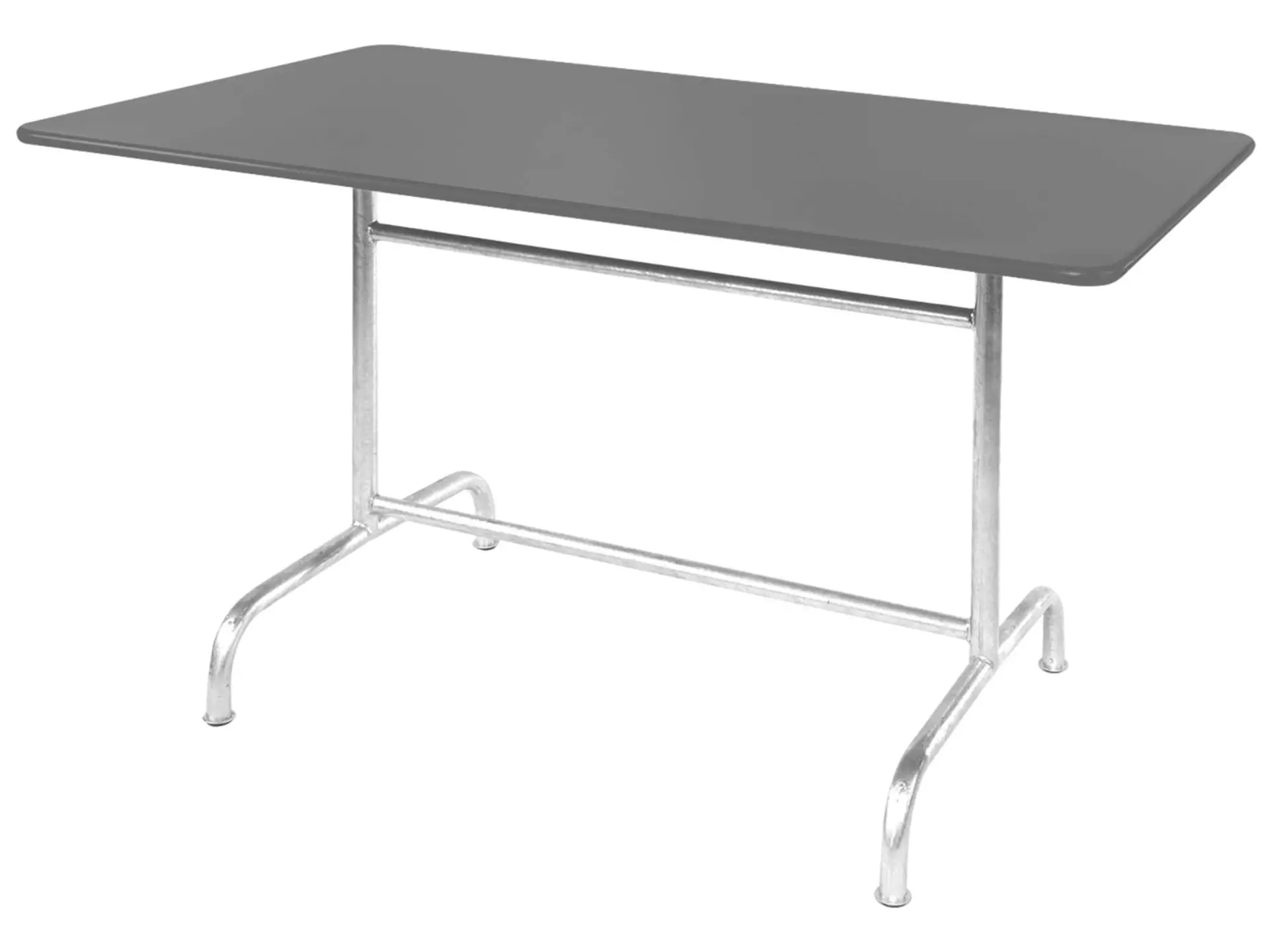 Metall-Tisch Rigi Schaffner / Farbe: Alusilber