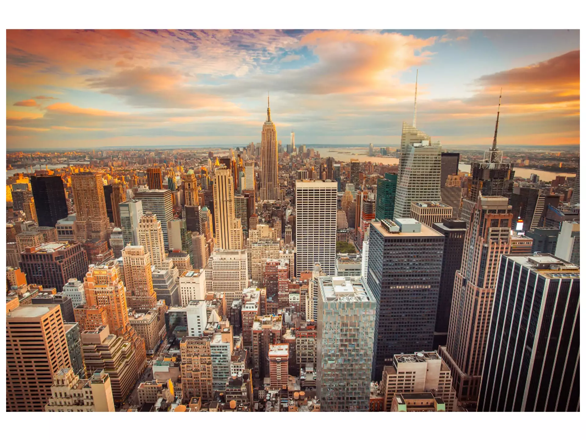Digitaldruck auf Acrylglas New York Skyline image LAND / Grösse: 150 x 100 cm