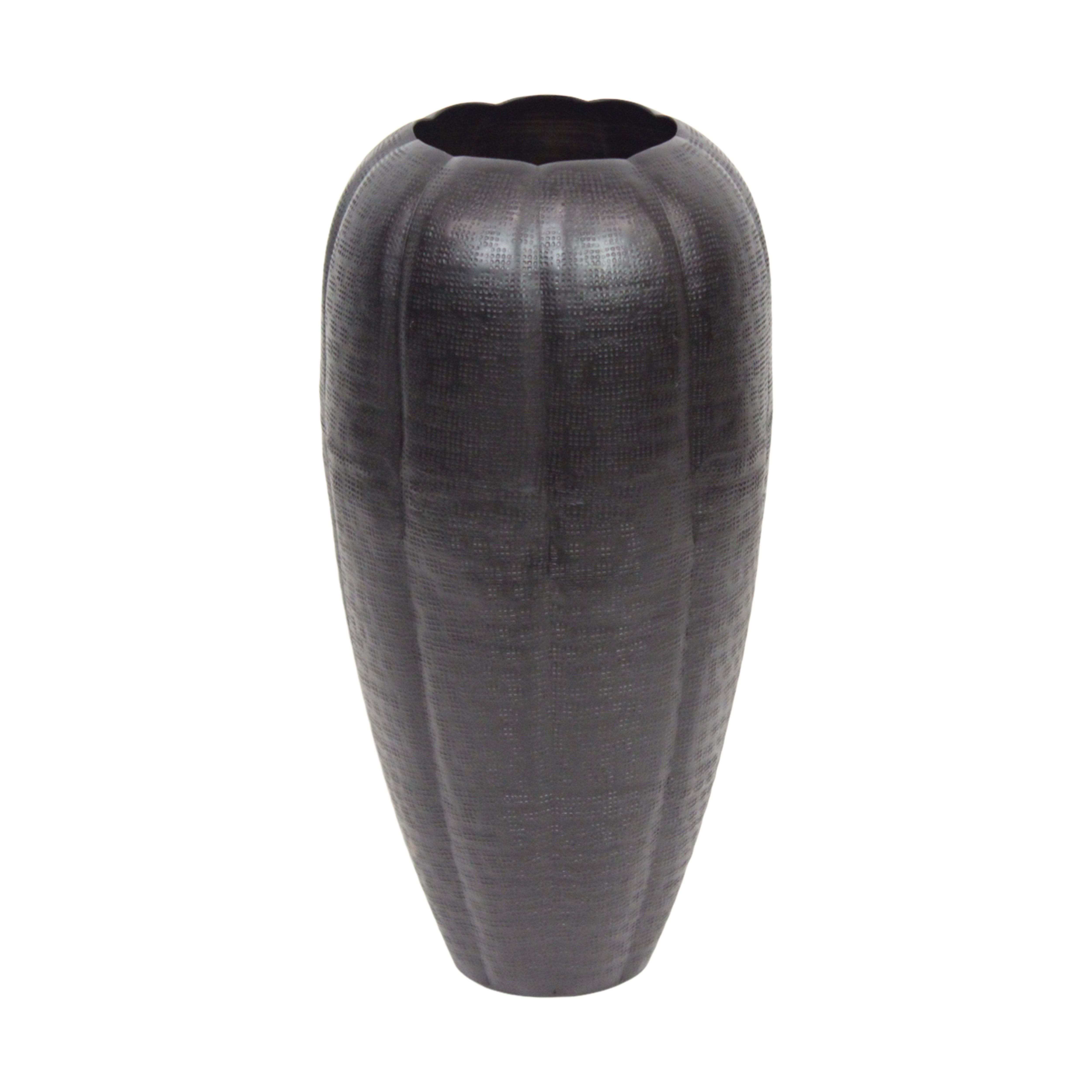 Vase Aluminium, Schwarz Decofinder