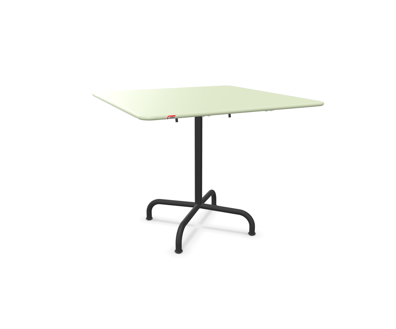 Metall-Tisch Rigi Quadratisch von Schaffner / Farbe: Pastellgrün / Grösse: 90 x 90 cm