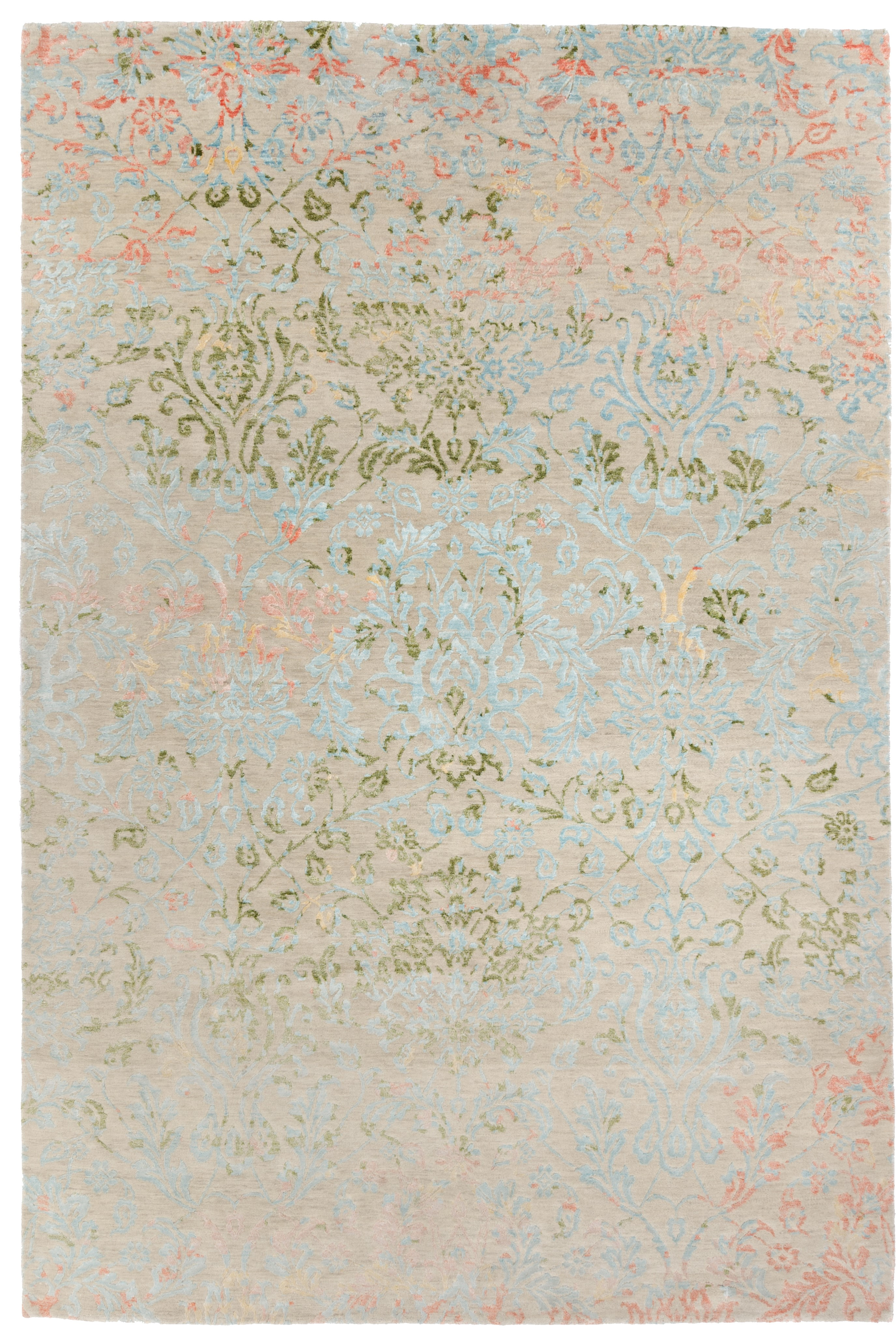 Moderner Teppich Hamedan Negra/ Farbe: Rot / Masse (BxT) :200x302 cm