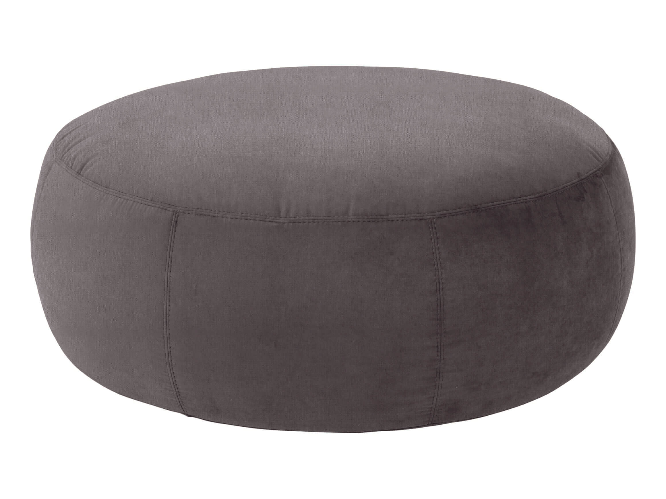 Hocker Annabelle Basic D: 105 cm Candy / Farbe: Steel / Material: Stoff Basic