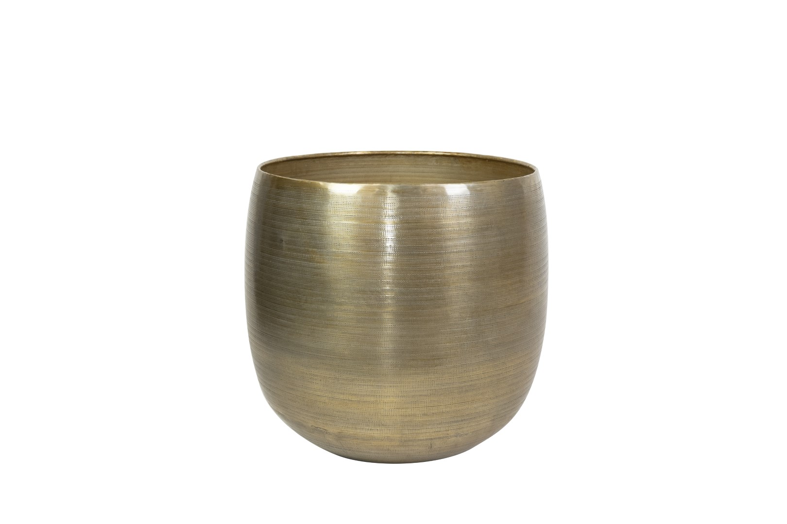 Decofinder Pflanzengefäss Rowen, Übertopf, Gold B: 17 cm  | Schubiger Möbel