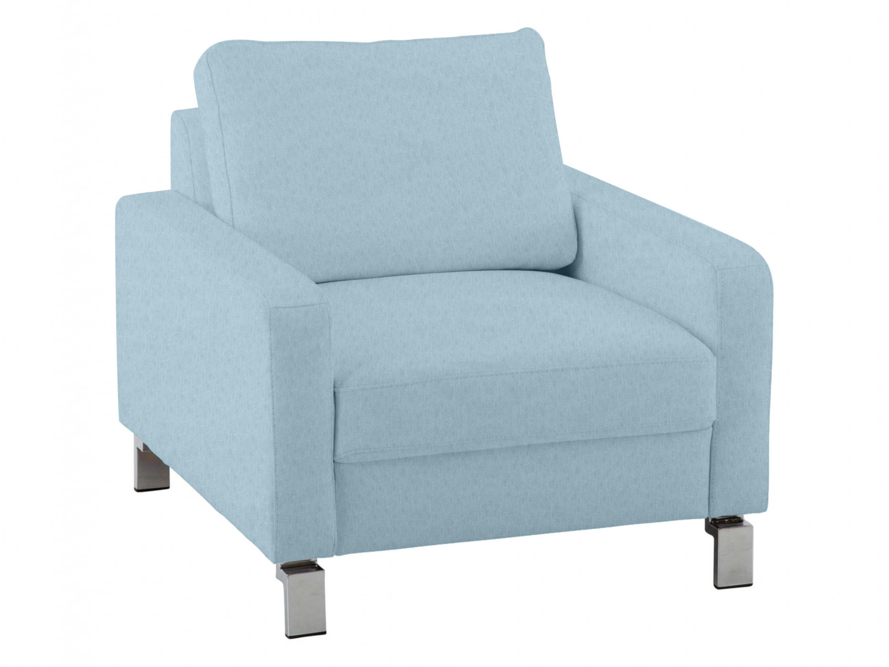 Interim Basic Candy armchair / Colour: Aqua / Material: Basic fabric