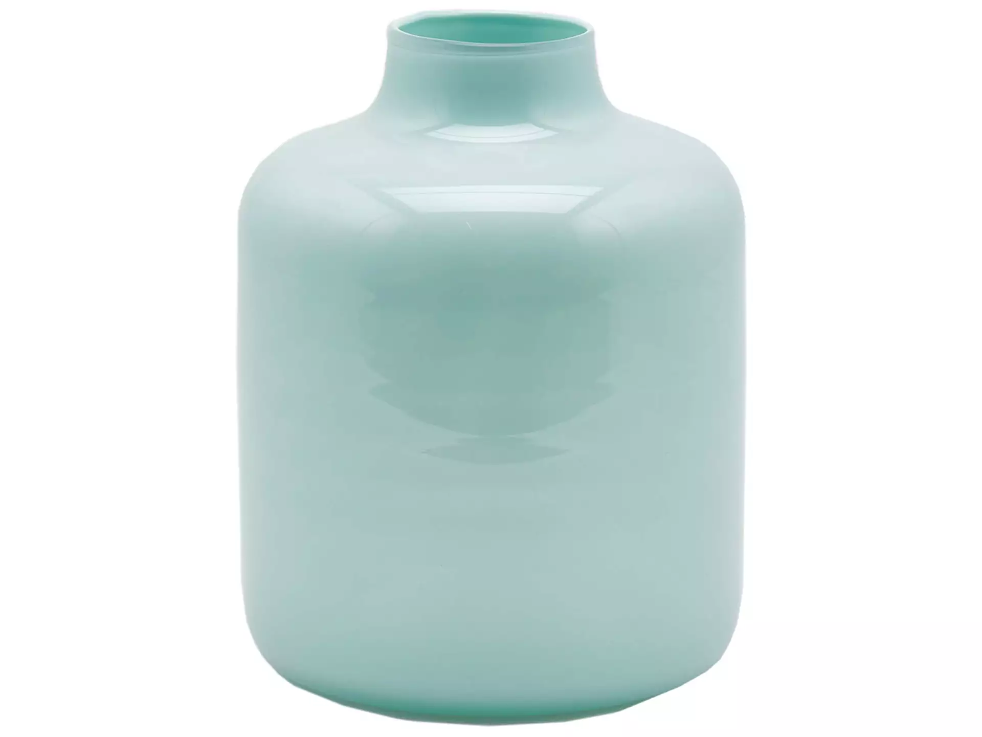 Vase Glas Eisblau H: 22 cm Edg
