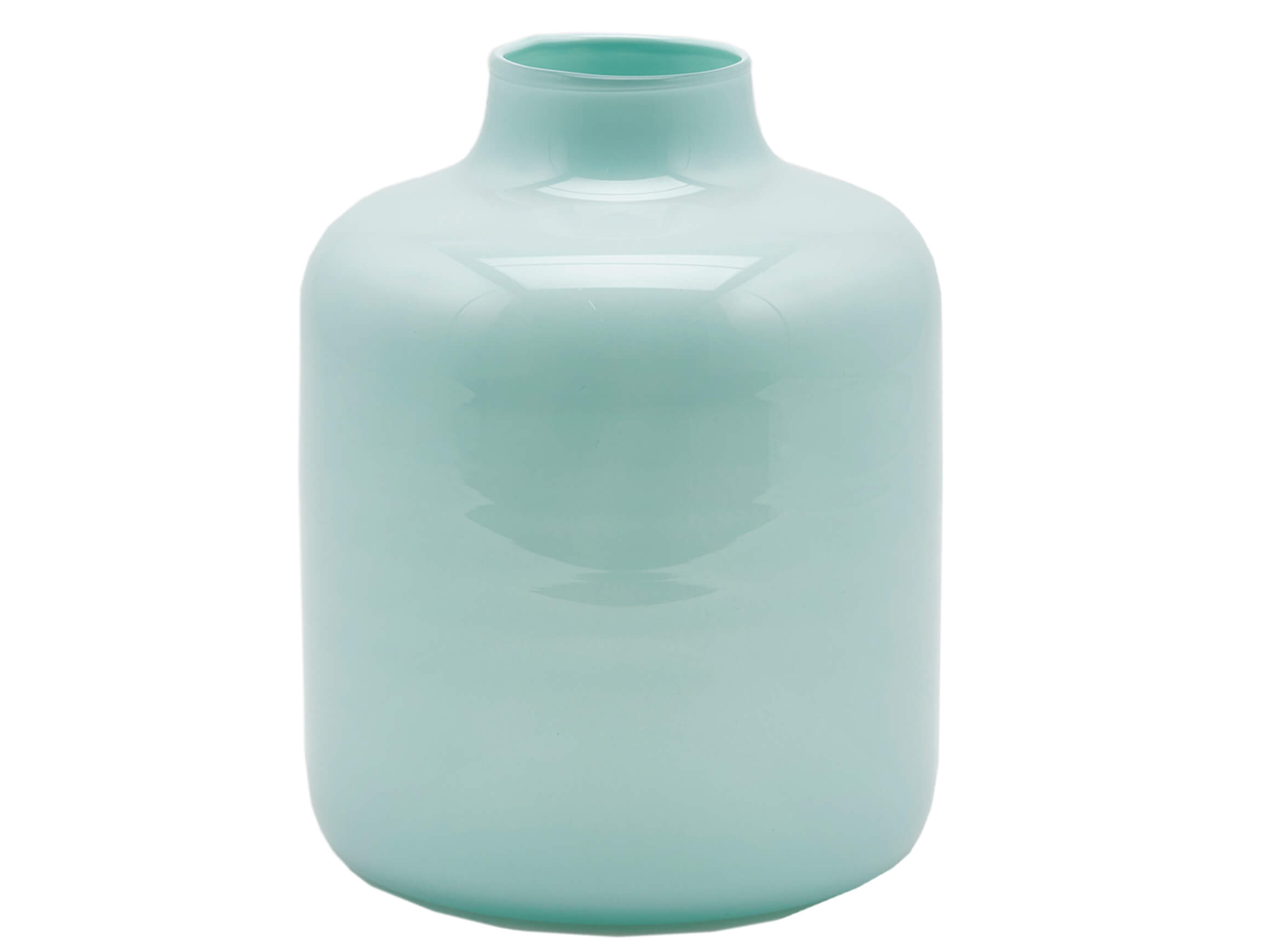 Vase Glas Eisblau H: 22 cm Edg