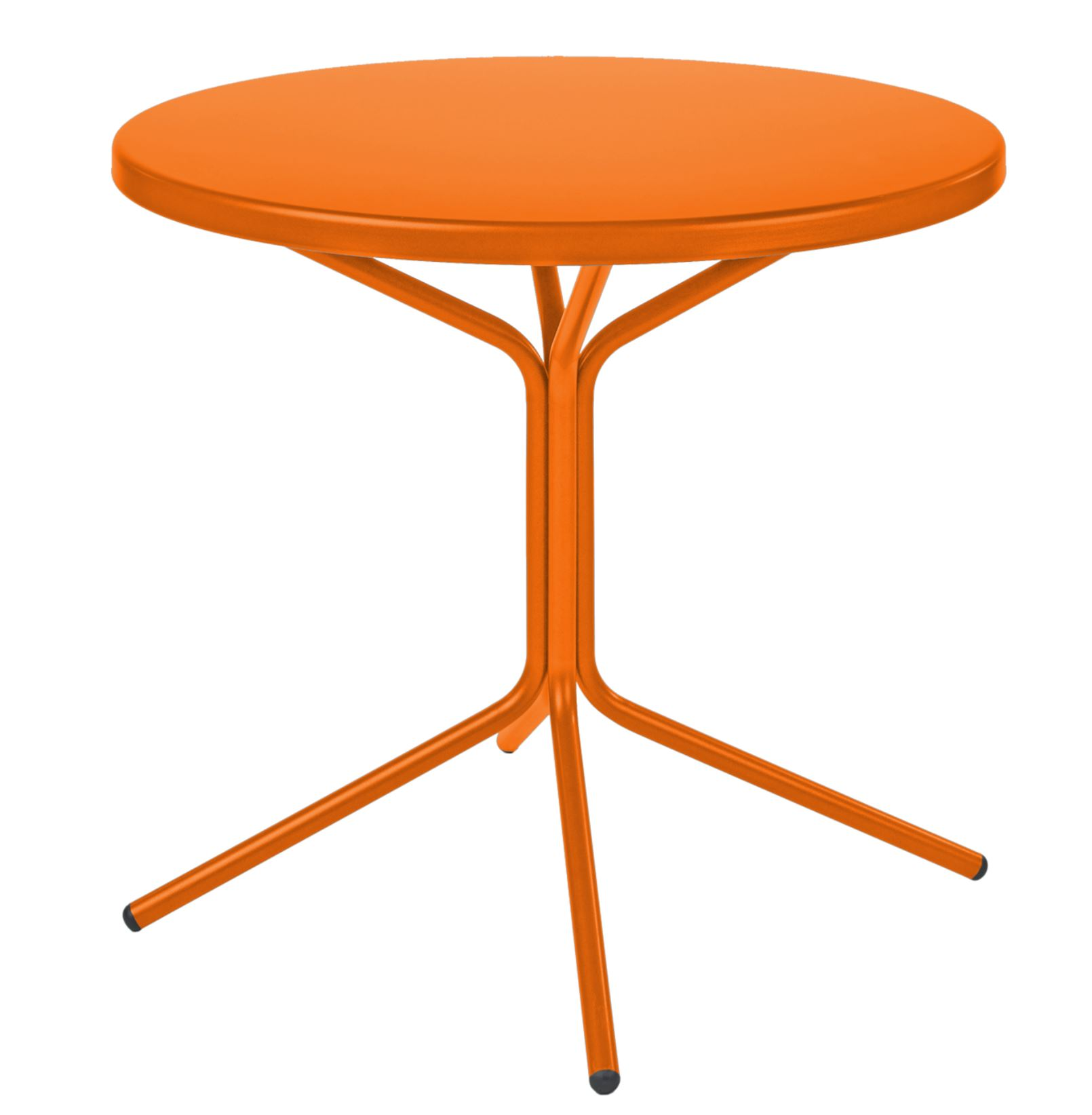 Metall-Beistelltisch Pix Rund von Schaffner / Farbe: Orange / Grösse: x cm