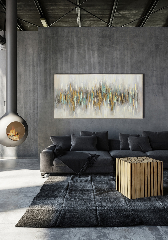 Bild Zarte Skyline image LAND / Grösse: 140 x 70 cm