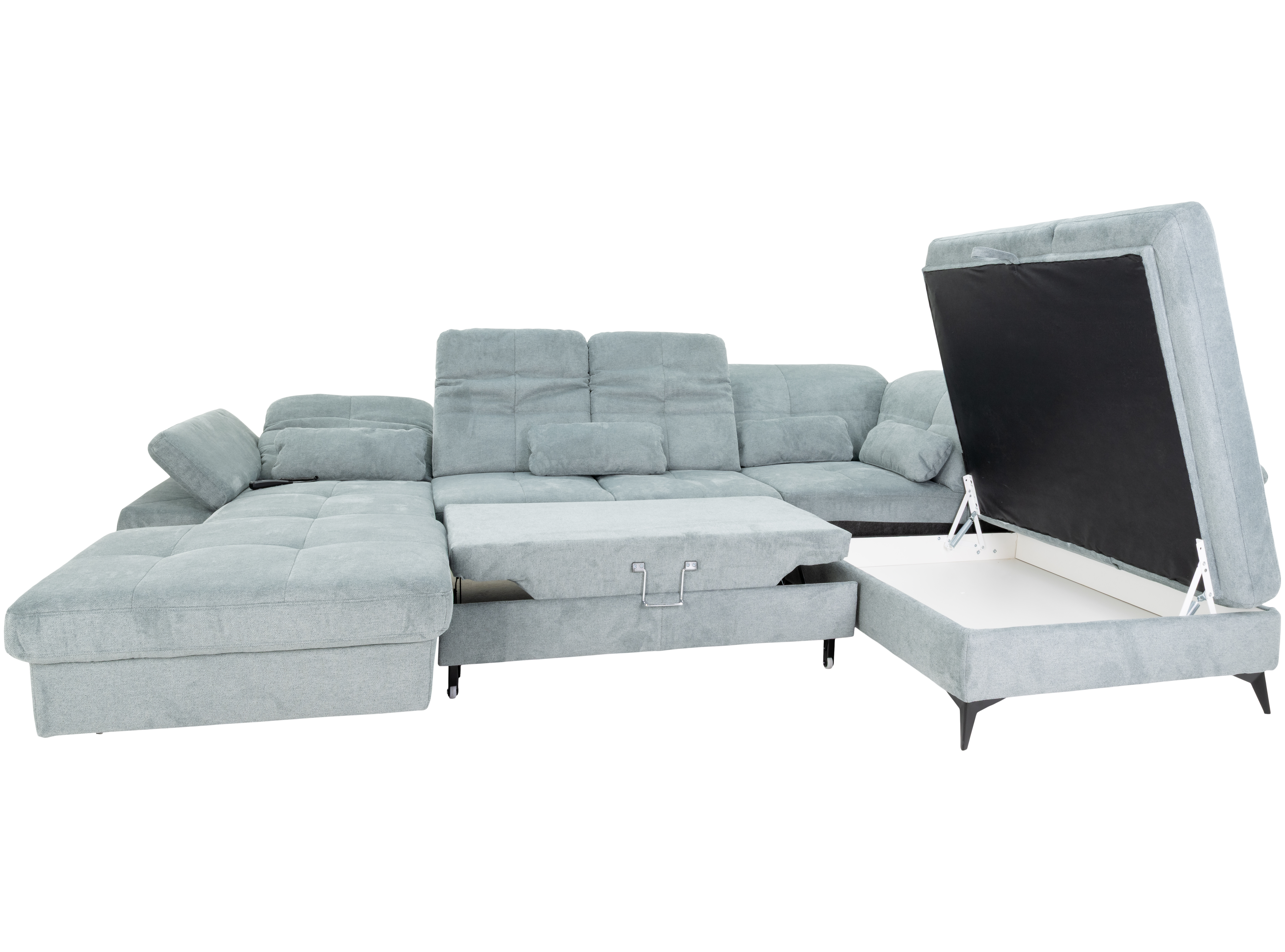 Serina Polipol living area / Colour: Turquoise blue
