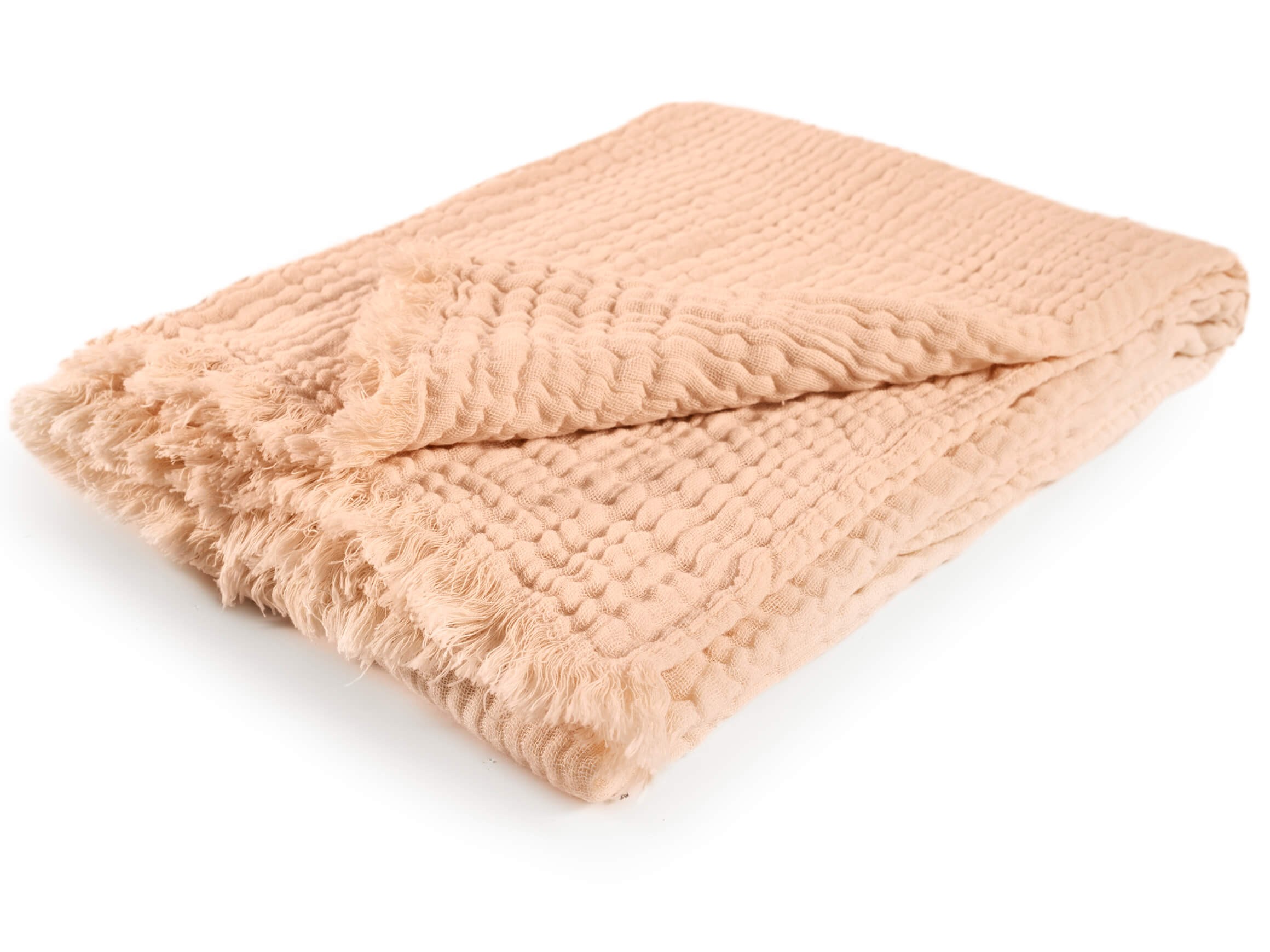 Magma Plaid Tanea, Peach 130x170 cm  | Schubiger Möbel