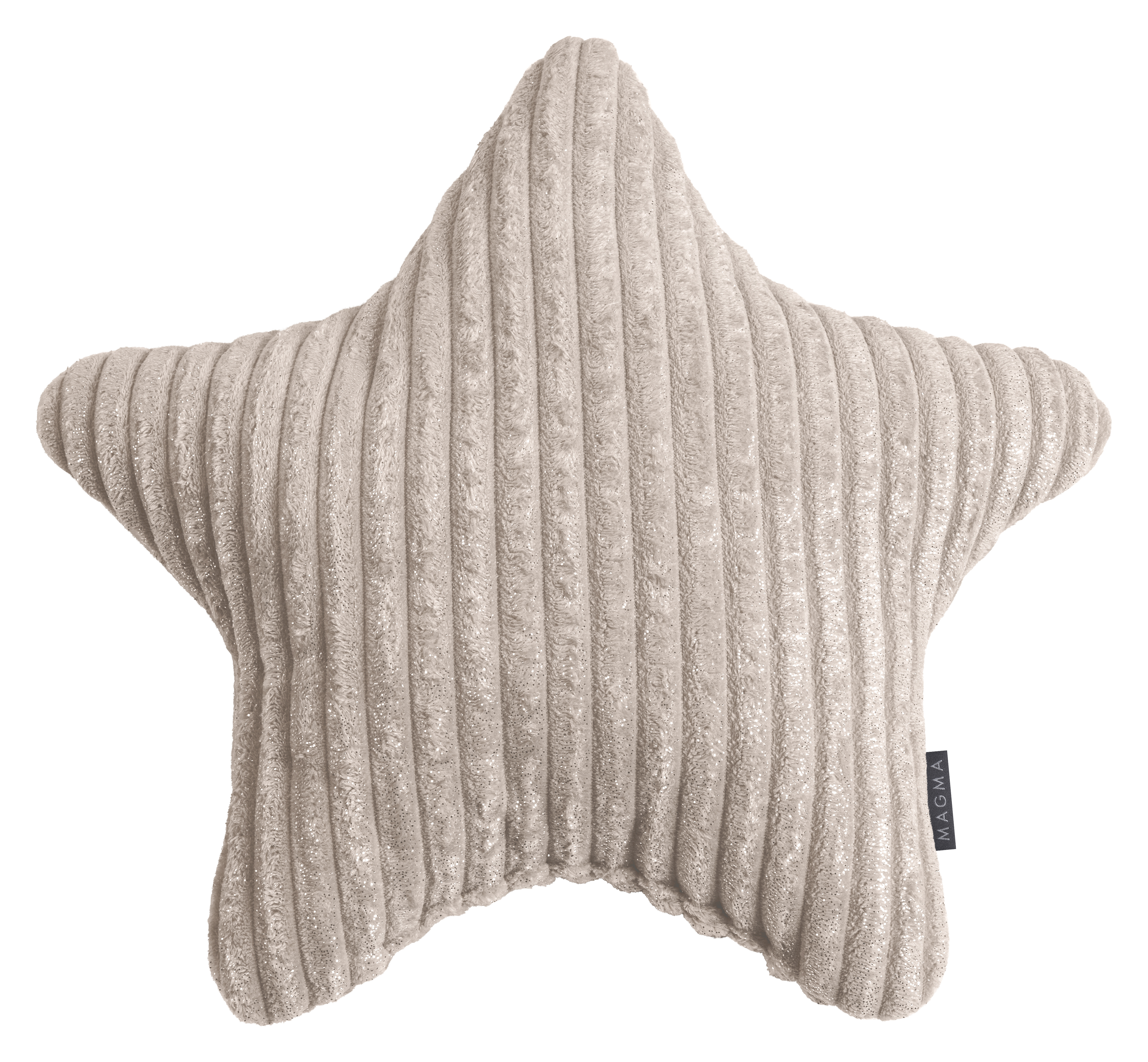 Formkissen Silencio Stern Magma / Farbe: Taupe