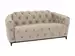 Sofa Detroit Calia / Farbe: Fango, Material: Leder