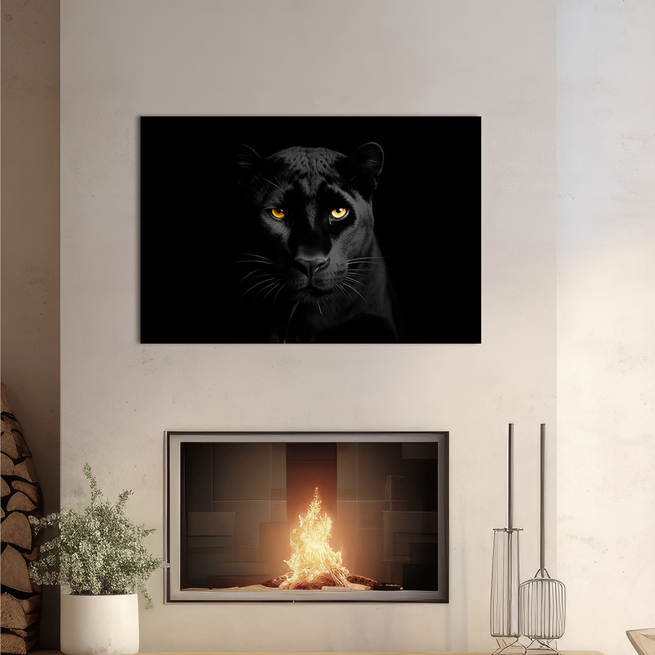 Canvas-Black Panther-image LAND