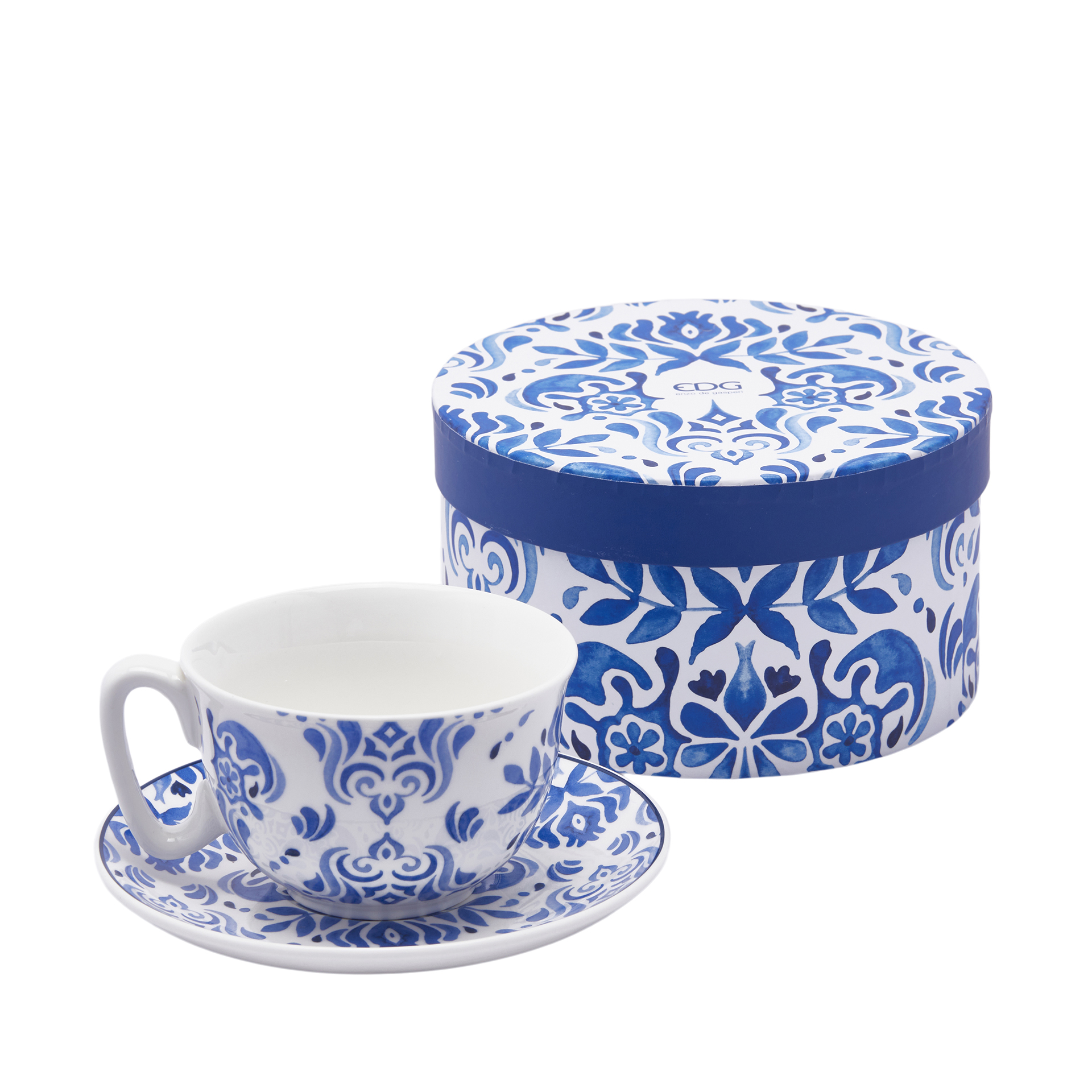 Geschirr Capri Kaffeetasse Royalblau H: 7 cm Edg