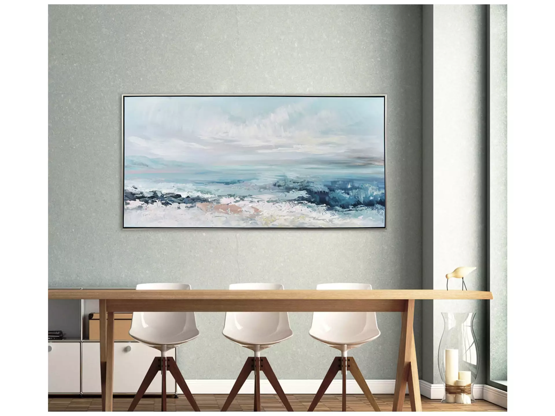 Bild Blick Auf's Meer image LAND / Grösse: 143 x 73 cm