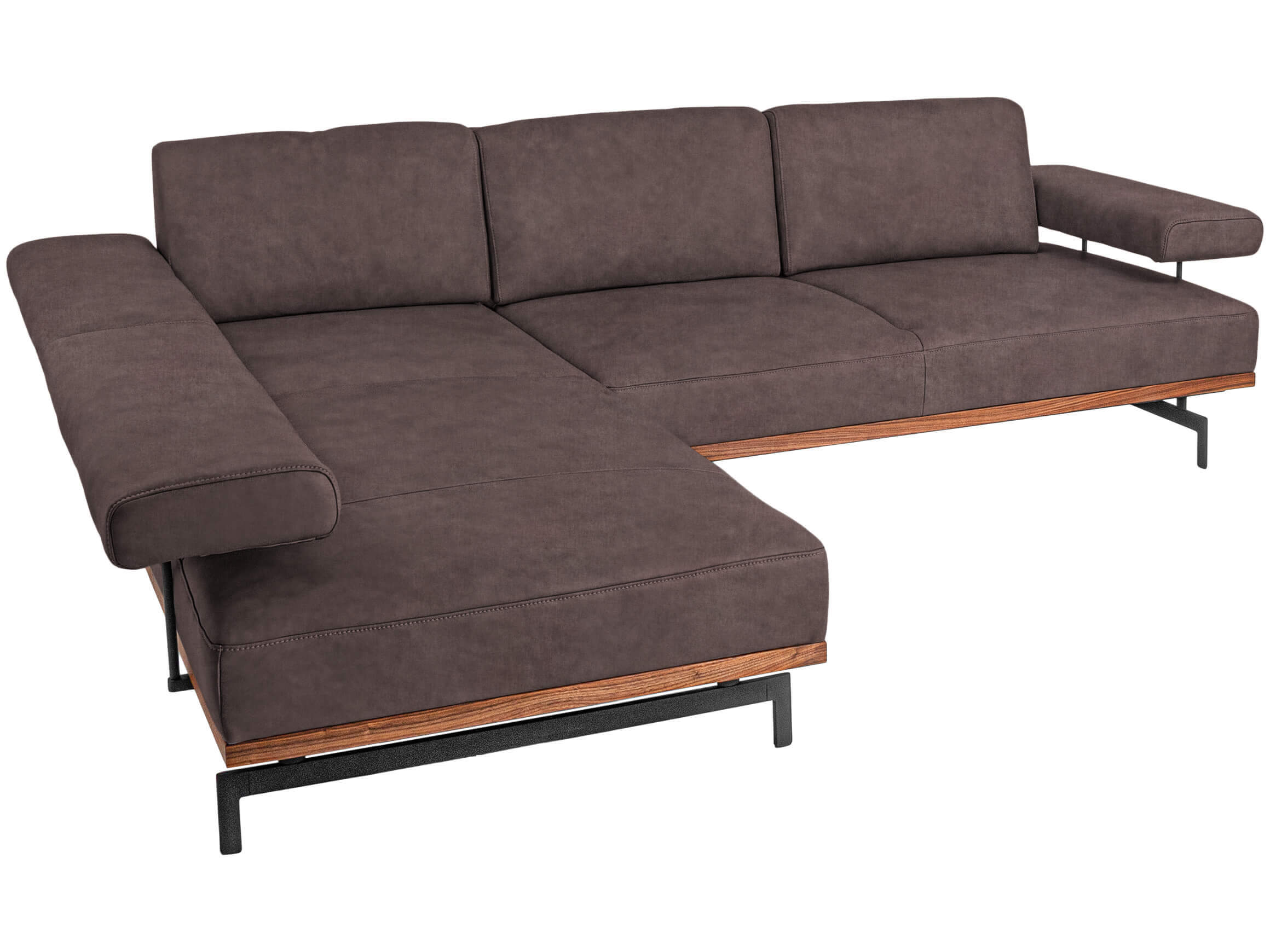 Ecksofa 24/7 (8106) Basic Himolla / Farbe: Elefant / Material: Stoff Basic