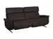 Sofa Patricia Basic B: 206 cm Himolla / Farbe: Schoko / Material: Leder Basic