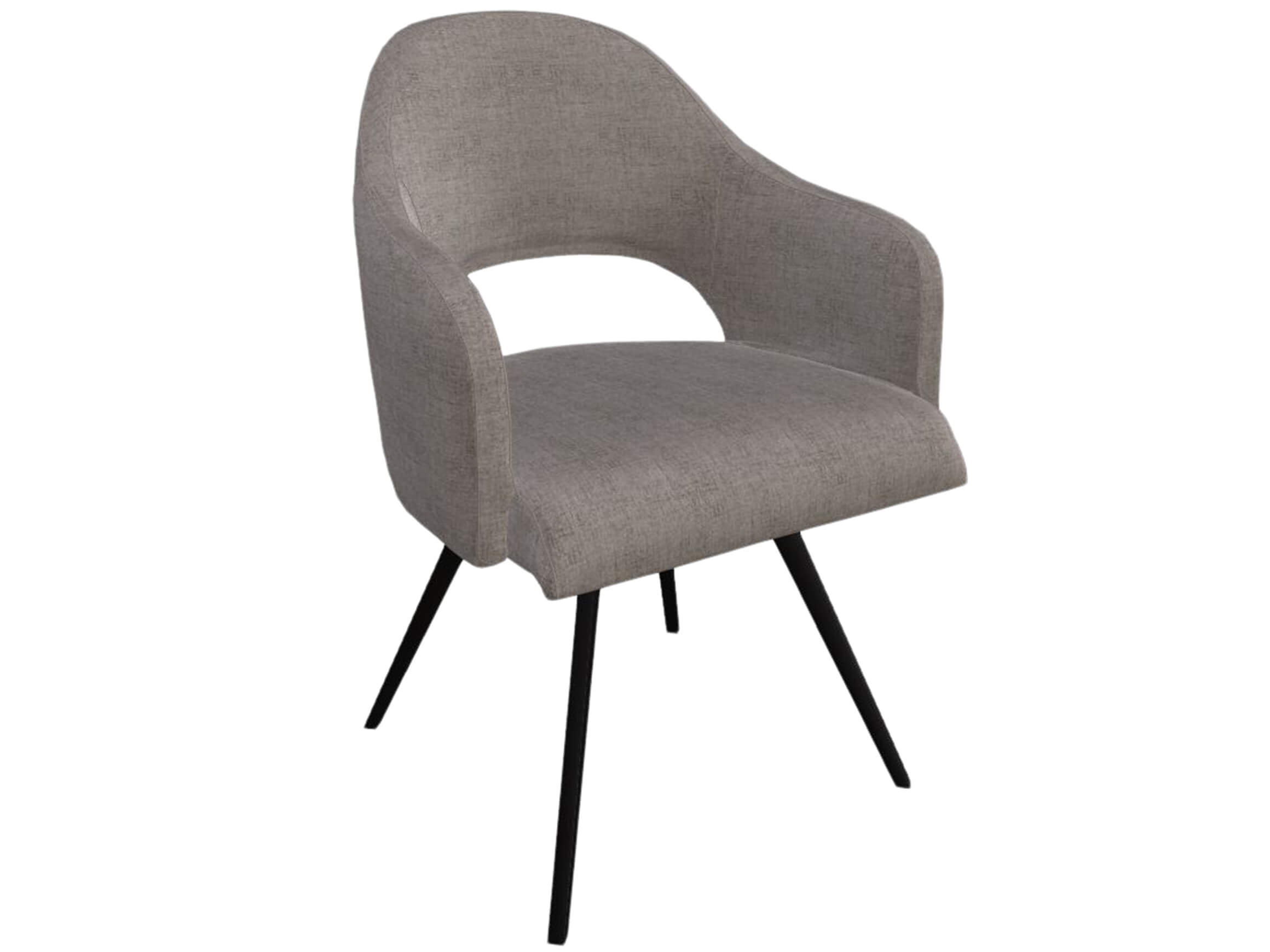 Drehstuhl Salesa Trendstühle / Farbe: Perlmausgrau / Material: Stoff