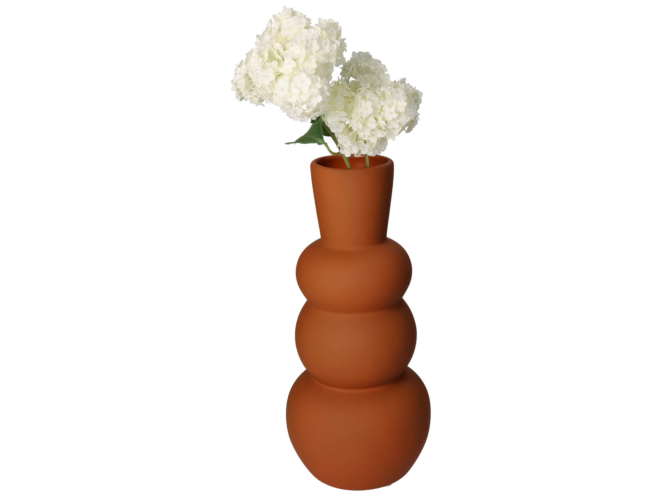 Vase Steingut Terracotta H: 30 cm Kersten