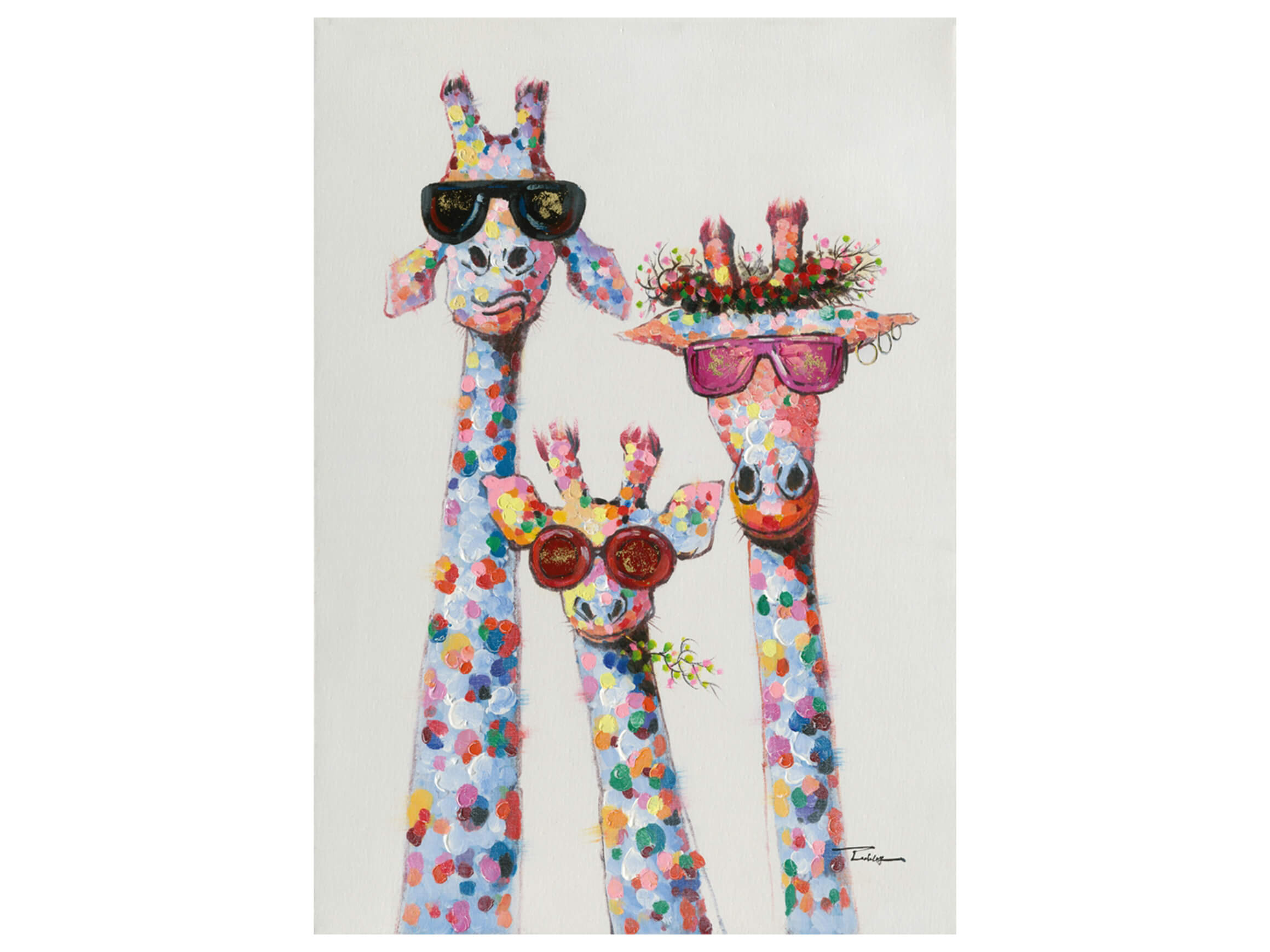 Bild Giraffen am Morgen image LAND