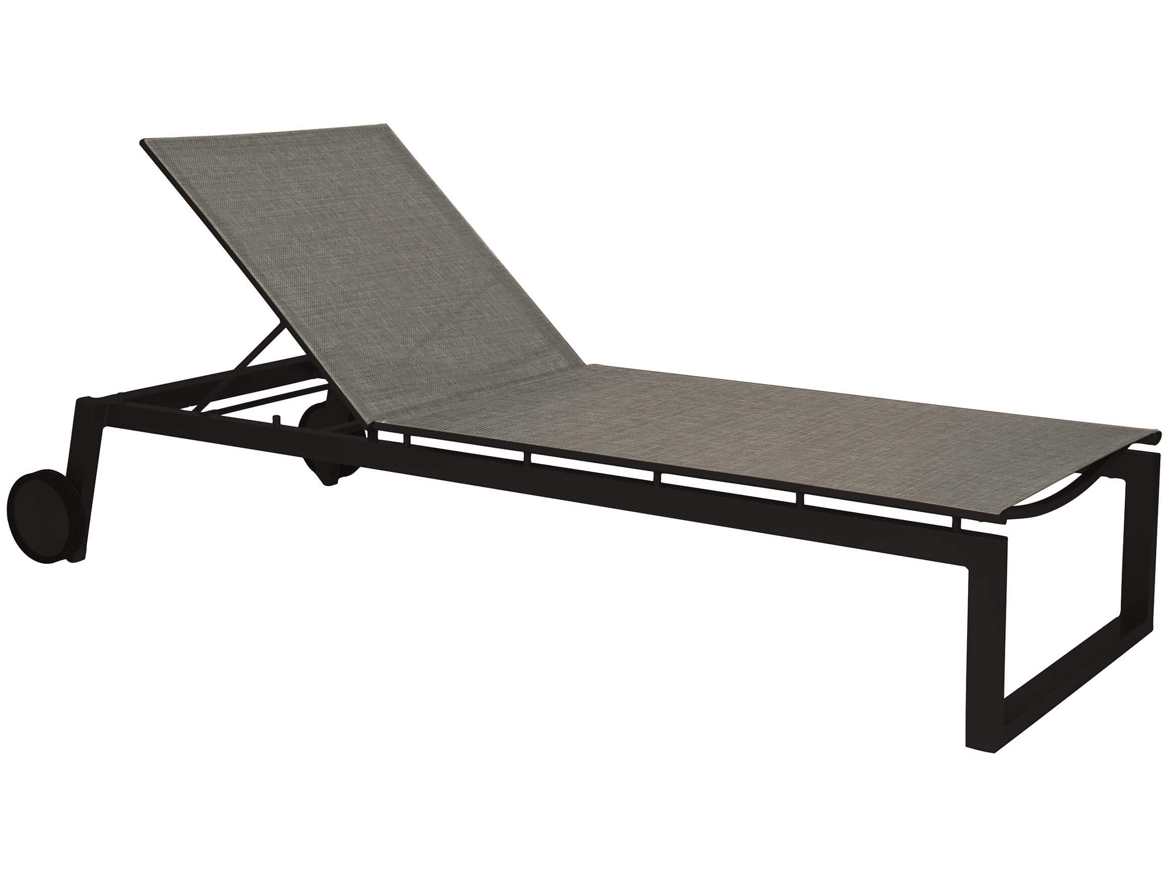 Rollenliege Robin Stern / Farbe: Grau / Bezugsmaterial: Textilen