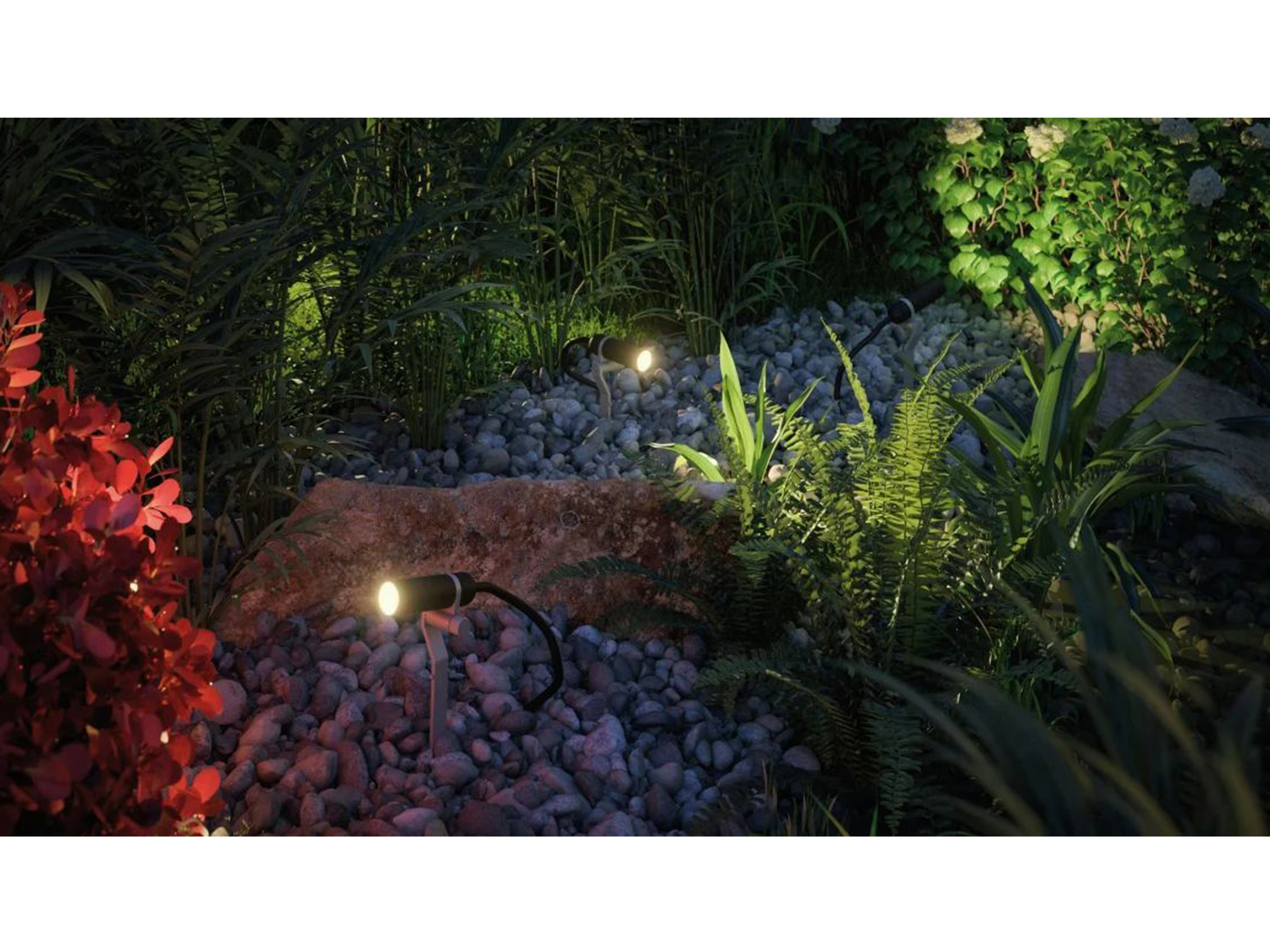 Gartenspot-Set Plug & Shine Plantini 45° Alltron